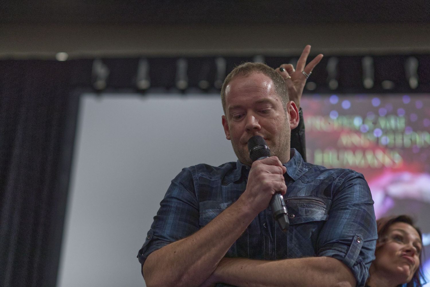 Brandon Mull speaking at Teen Author Bootcamp/StoryCon.