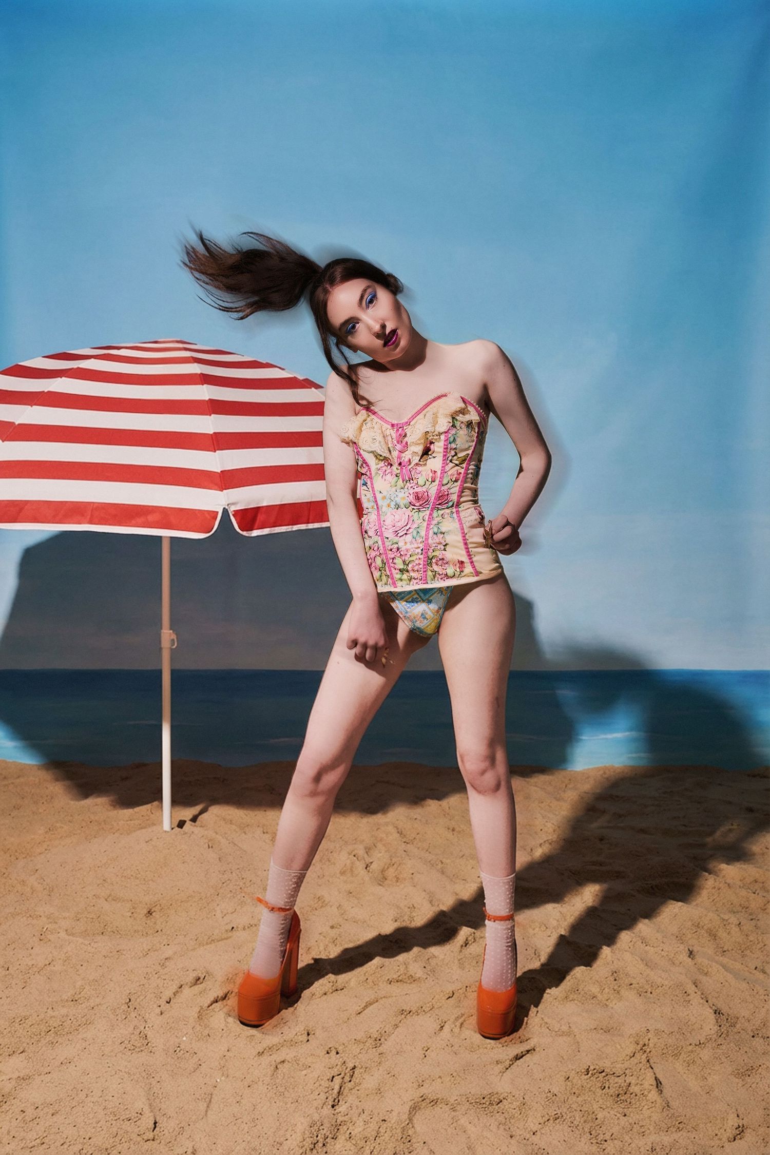 A fashion editorial shot in studio by Sydney professional commercial photographer Tammy TingTing from Studio TingTing.
