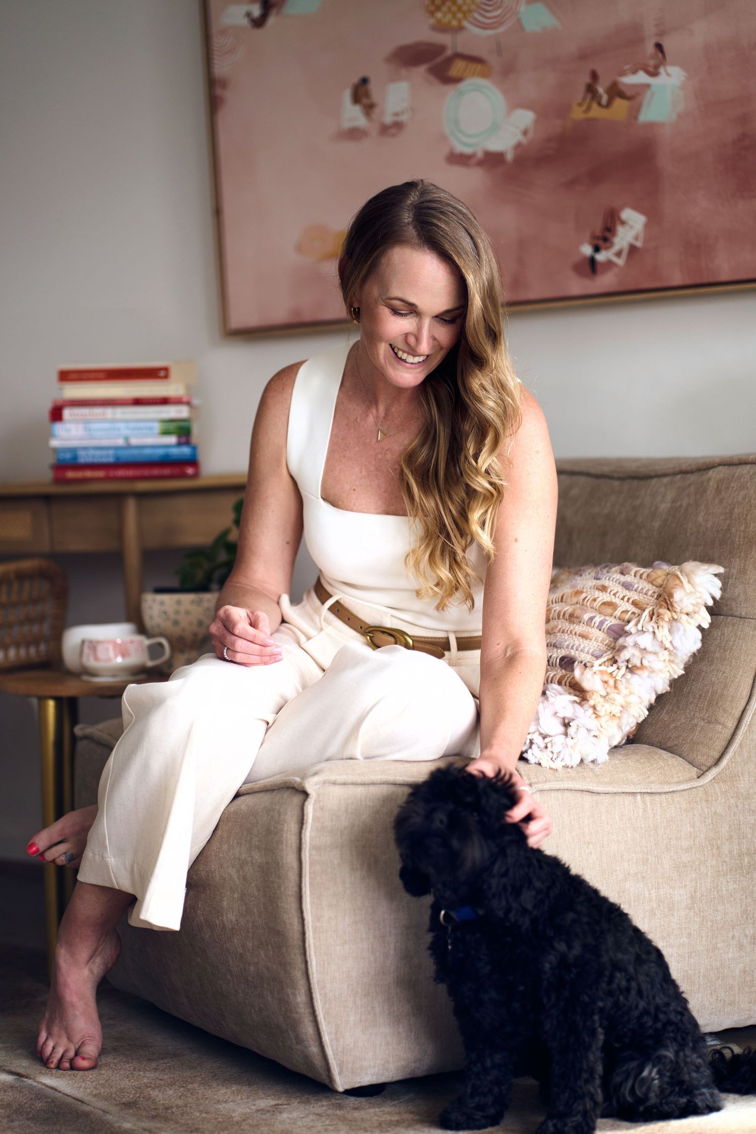 Personal branding photo series of a life coach shot by Studio TingTing in a relax setting in sydney.