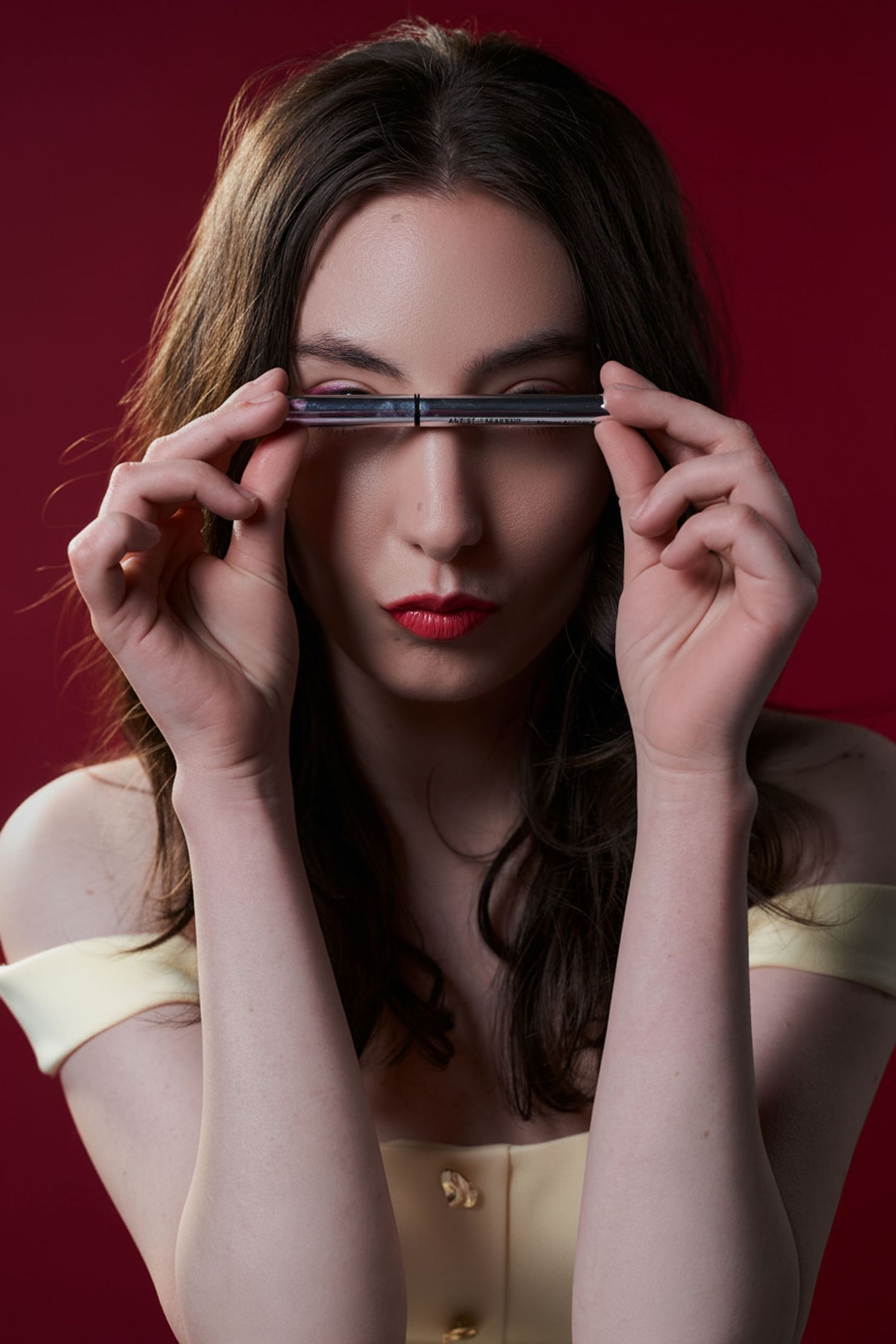 A series of beauty shot for a commercial model shot by Sydney beauty photographer Tammy TingTing from Studio TingTing.