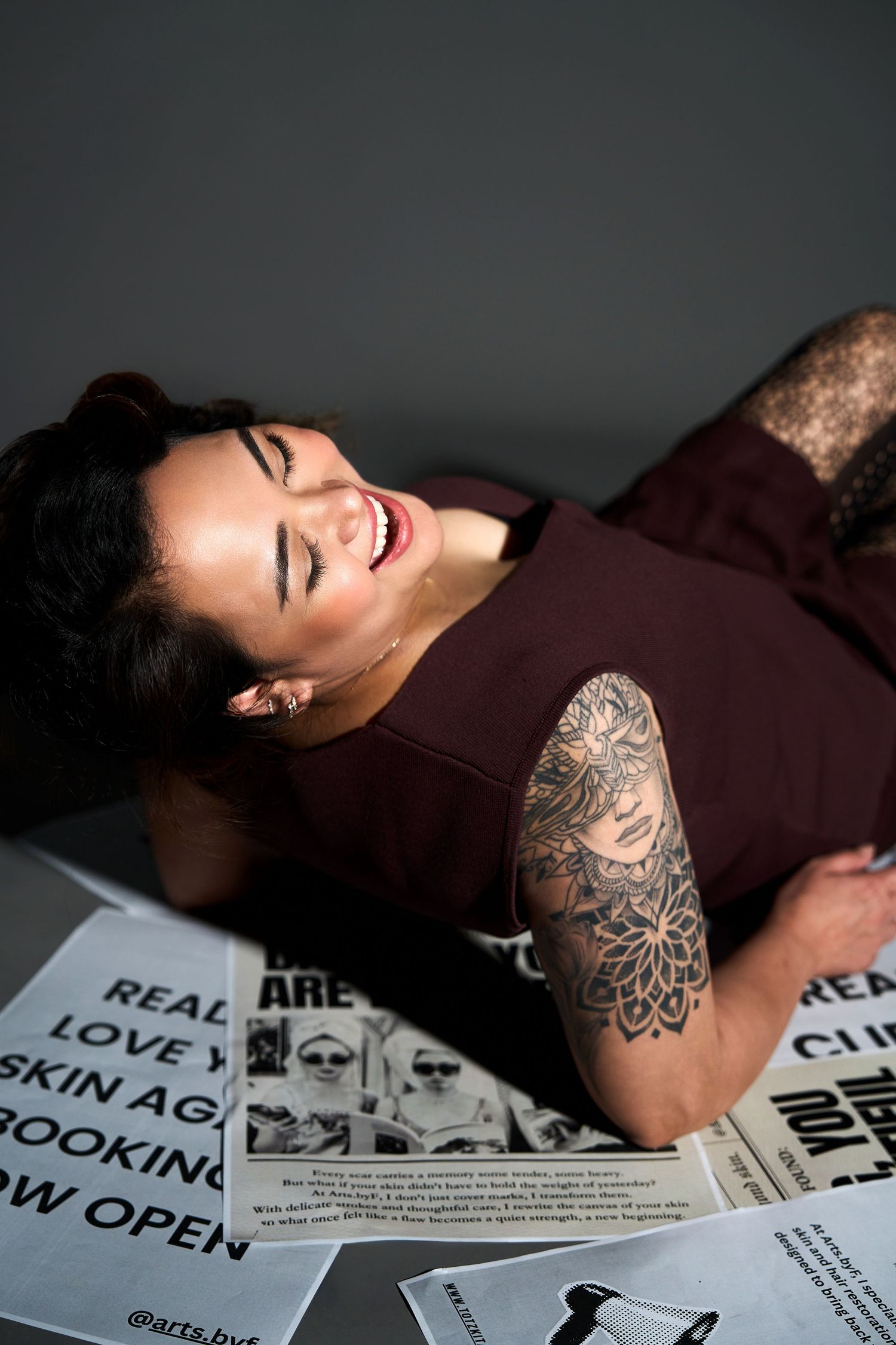 Creative branding photo showcase female boss babe vibe by Studio TingTing in sydney.