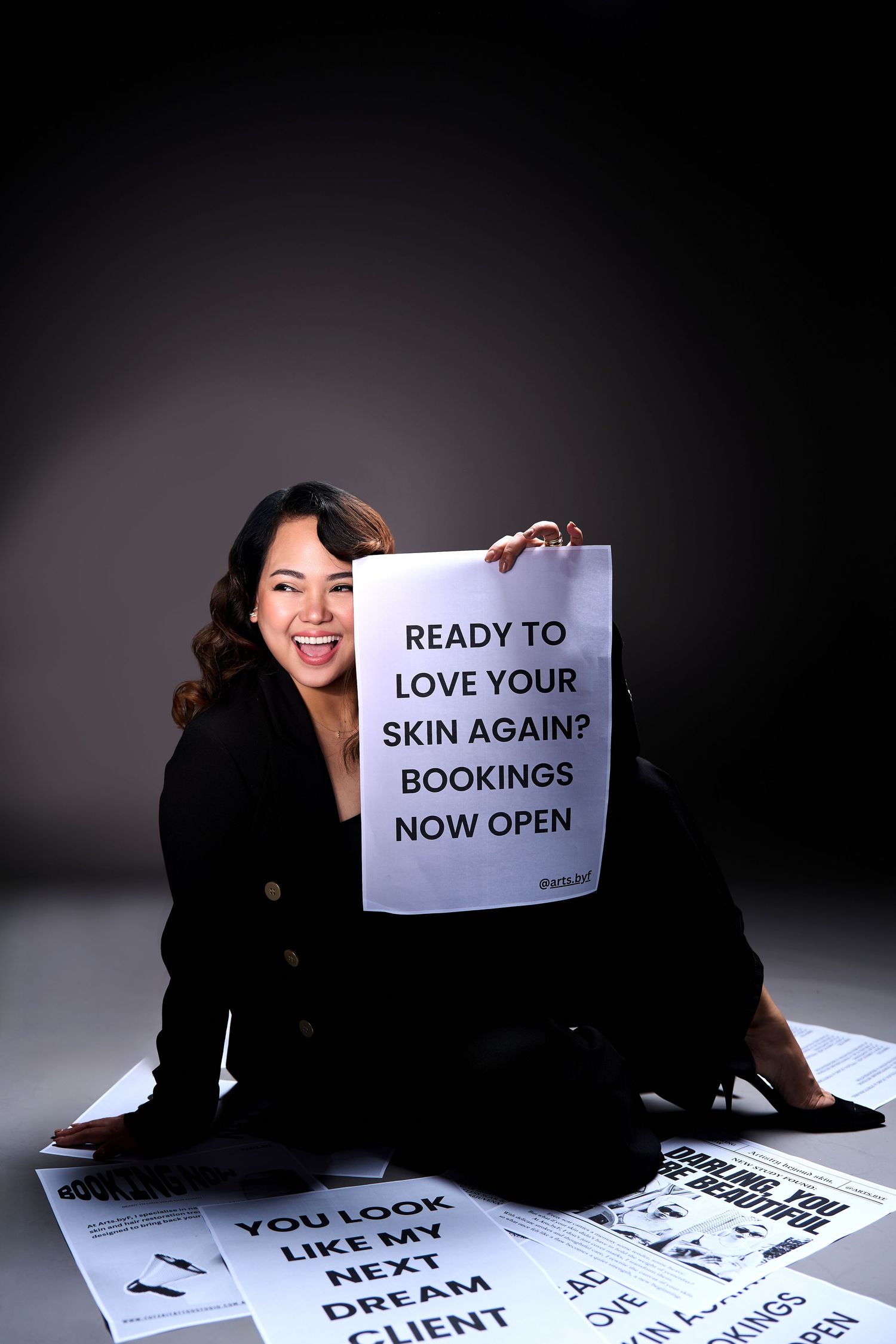 Professional marketing campaign for female founder by Studio TingTing in sydney studio.