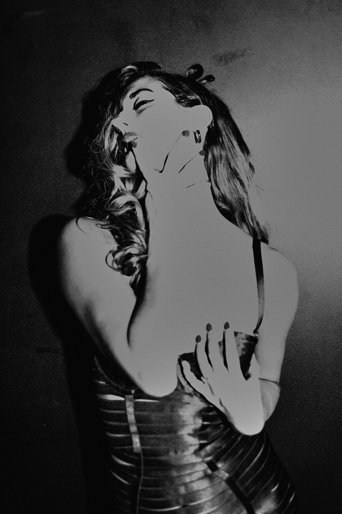 Dramatic boudoir photography shot by Sydney professional photographer Tammy TingTing.