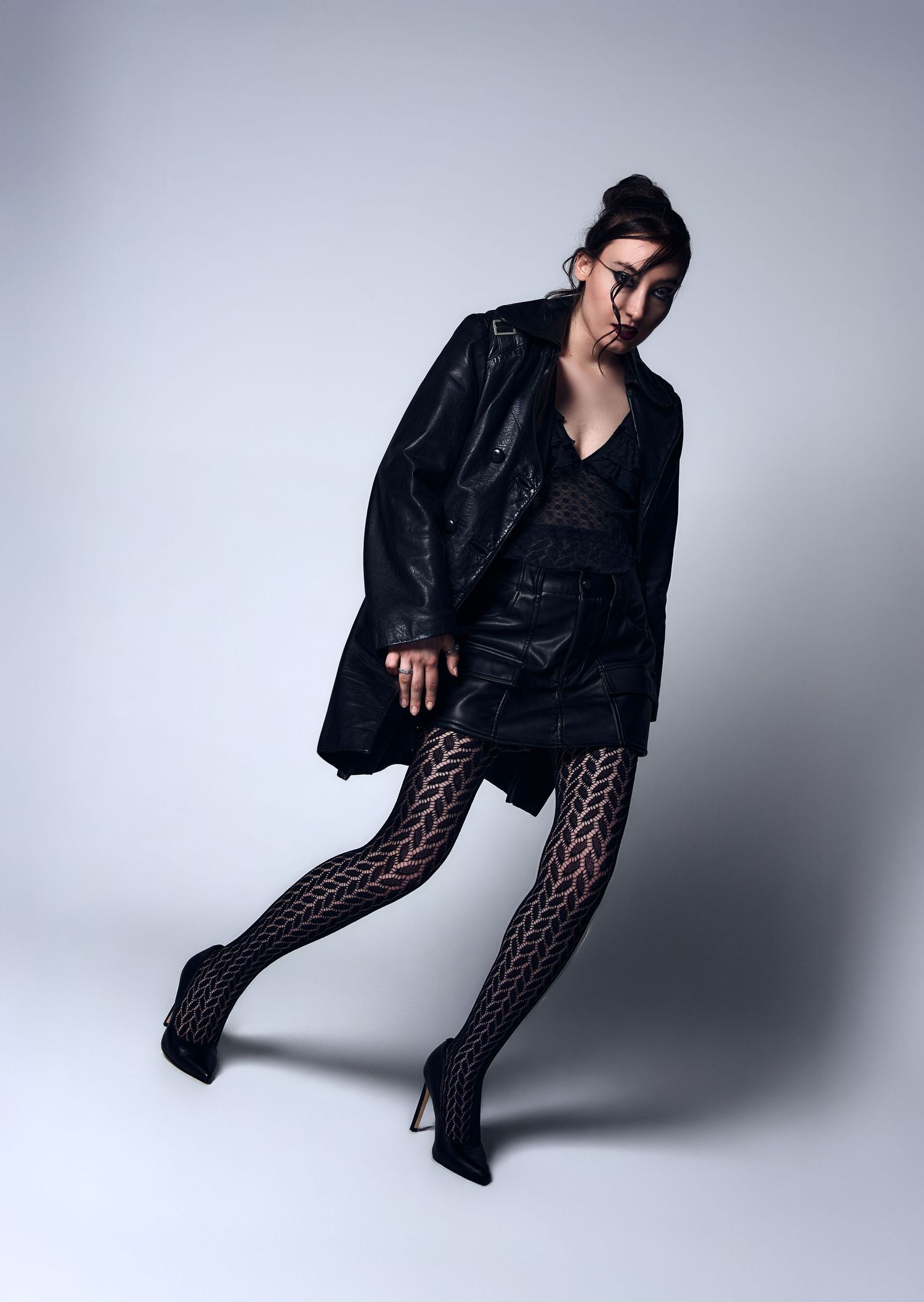 Editorial photo series shot in cyc by Sydney commercial photographer Tammy TingTing.