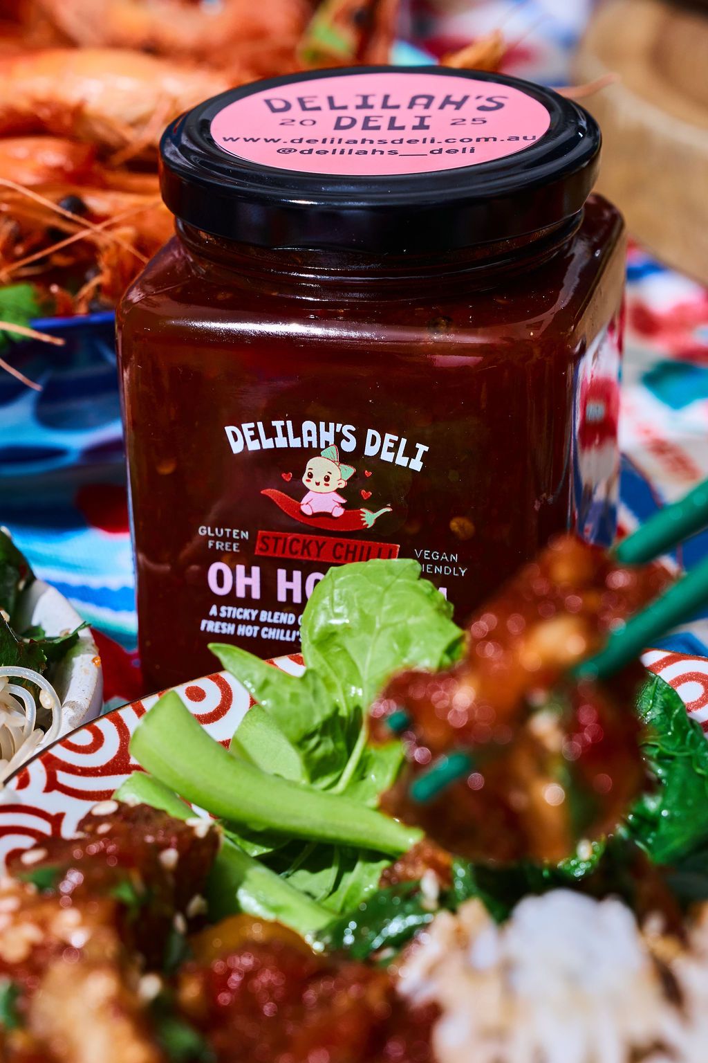 Delilah's Deli hot jam lifestyle commercial photography by Sydney commercial photographer Tammy TingTing.