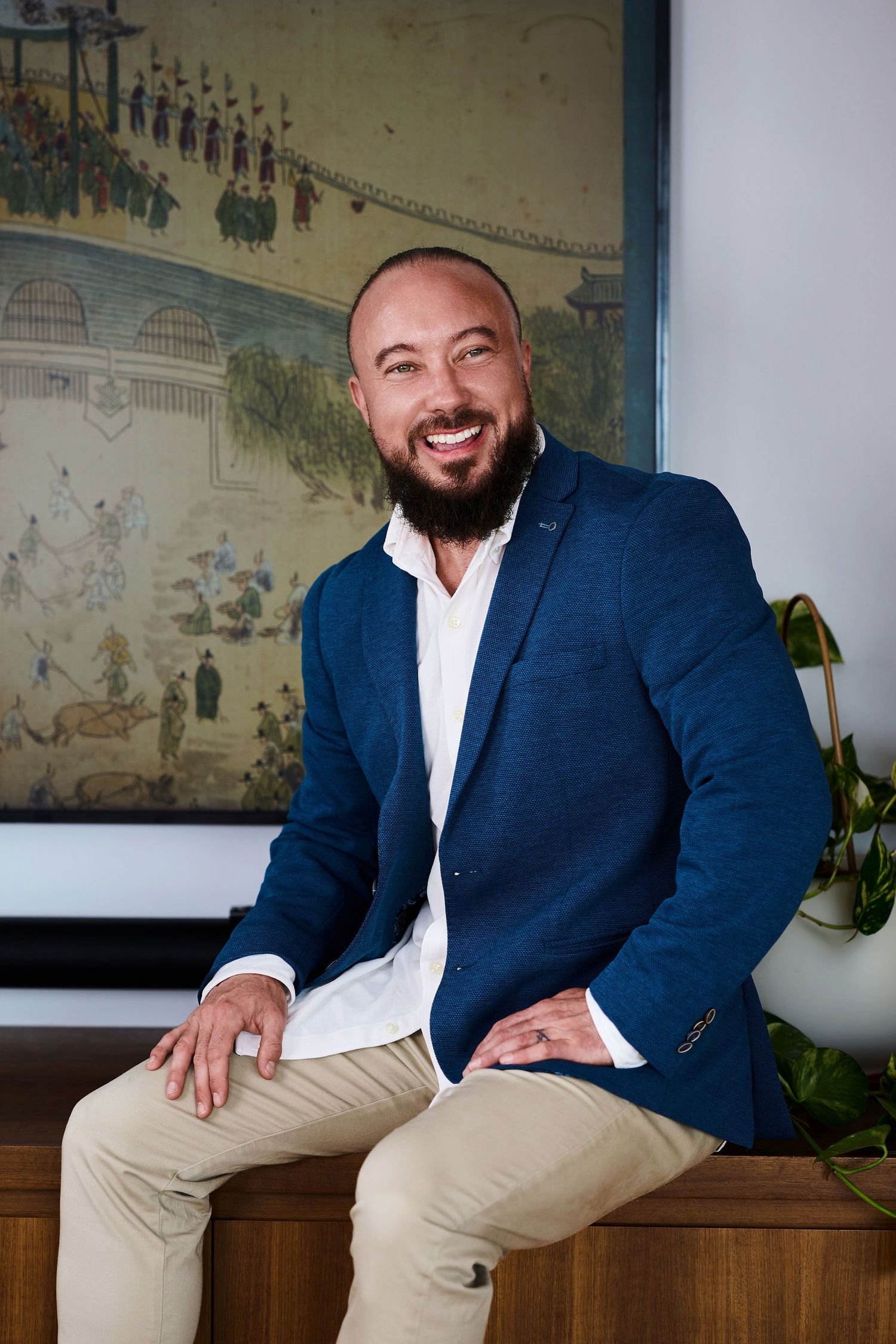 Professional headshot photographer Sydney — business portrait of Jaxson Wearing, Luminous Body, by Studio TingTing