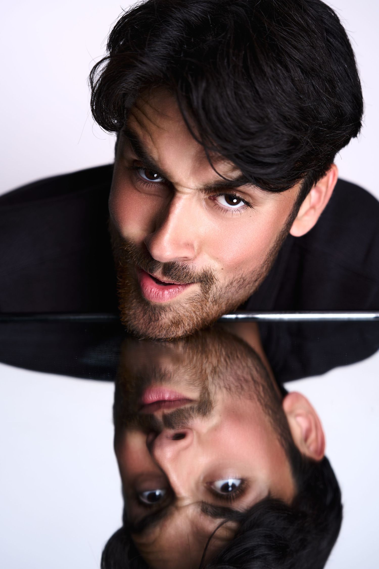 Creative acting portfolio photo series shot by professional portrait photographer Tammy TingTing in Sydney studio.