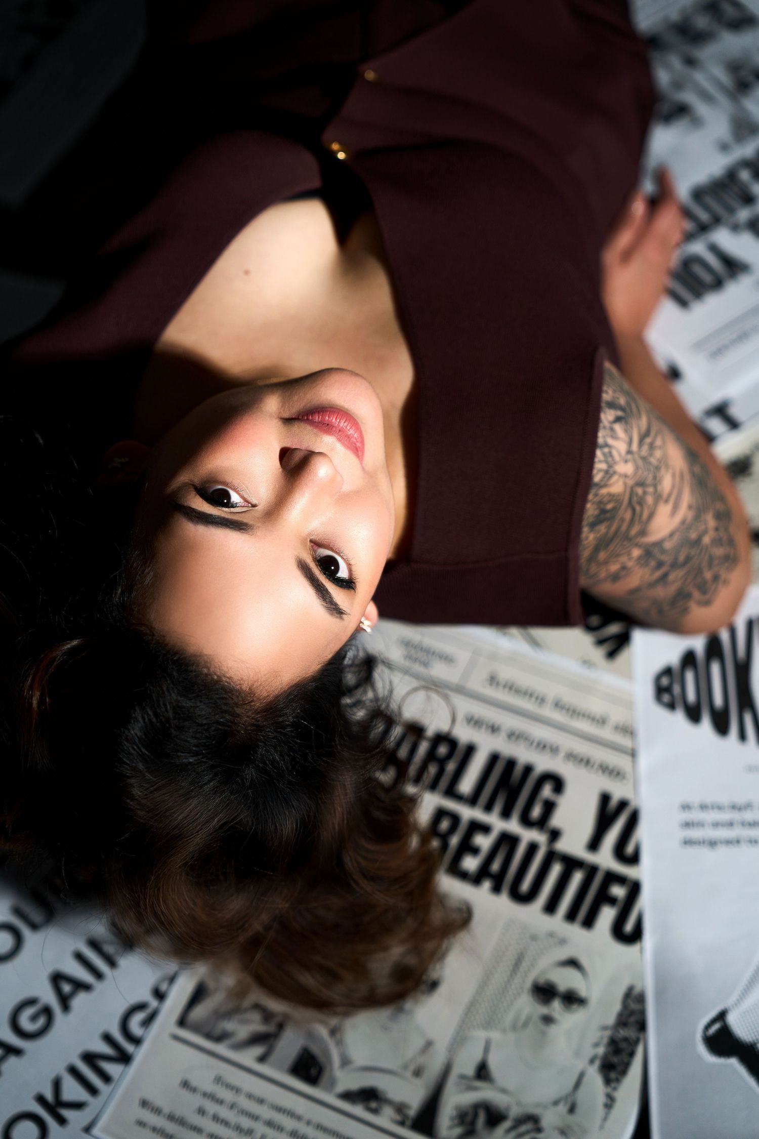 Artistic portrait of a female founder by Studio TingTing in sydney.