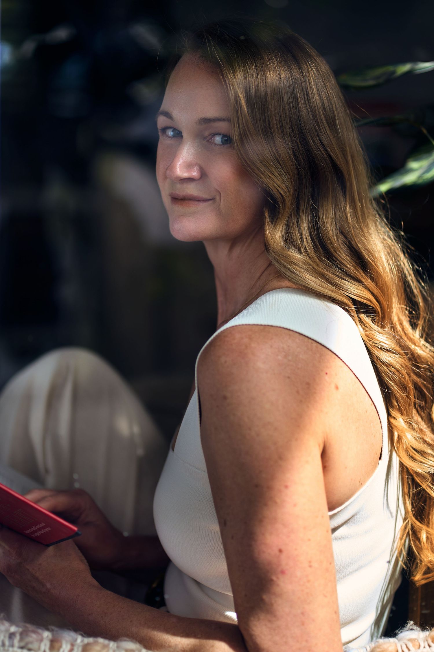 A female founder shot by by Studio TingTing in natural lighting for a personal branding photography session in Sydney.