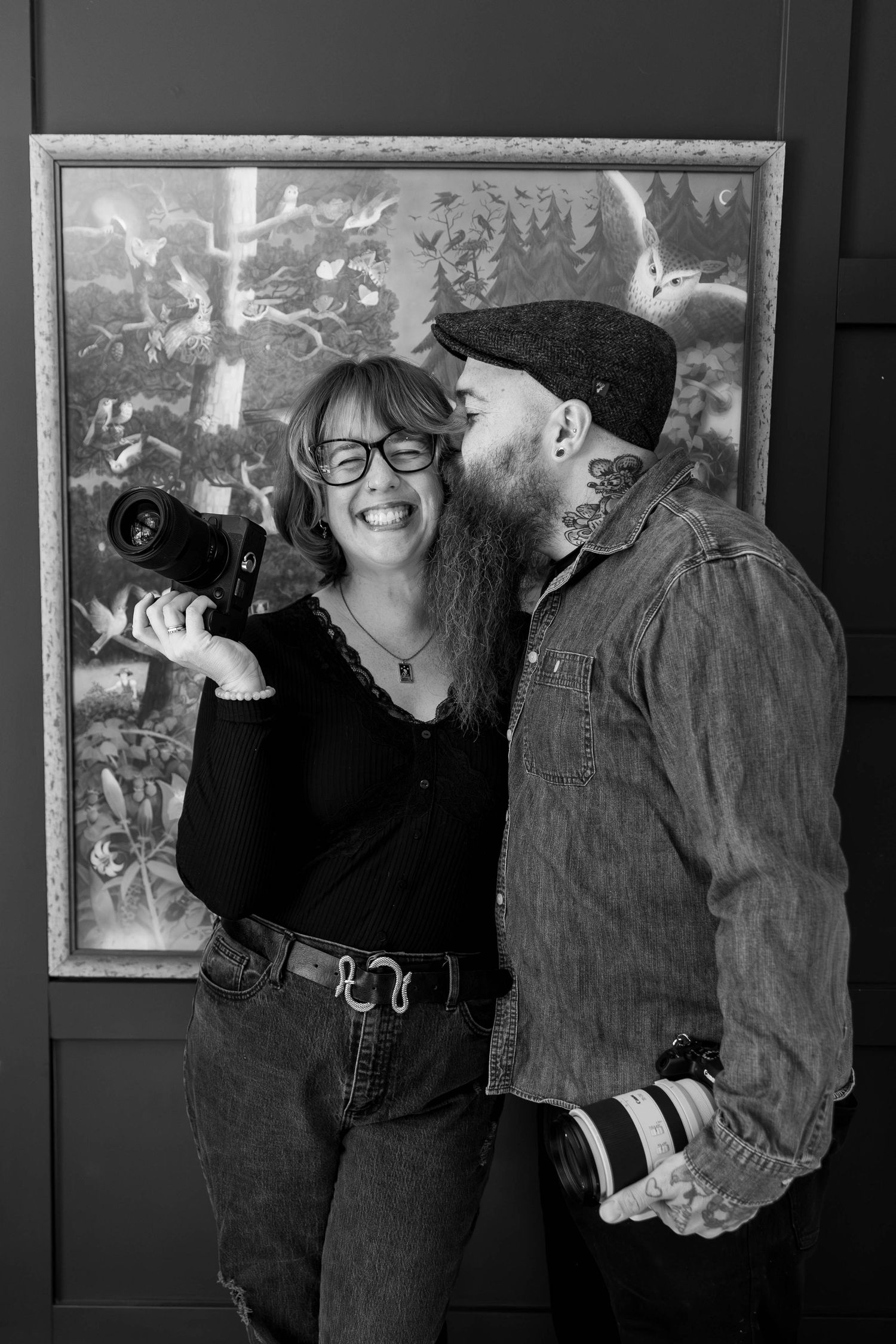 Stephanie and Steve Coiro, Husband and Wife Wedding Photography Team Fireside Sparrow Photography. Long Island Wedding Photographers