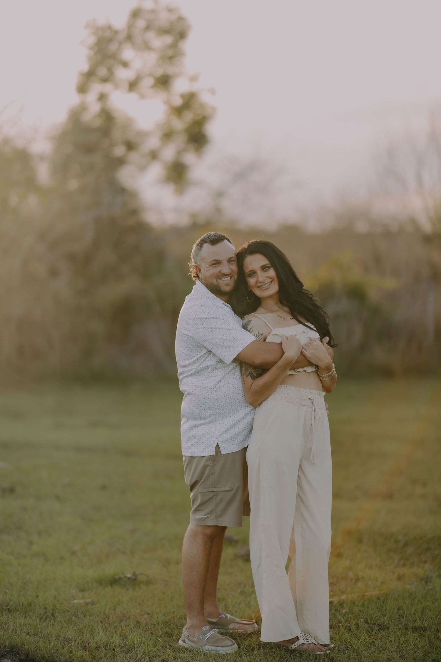 family session, lakeland, winter haven, rustic, outdoor, sunset, golden hour