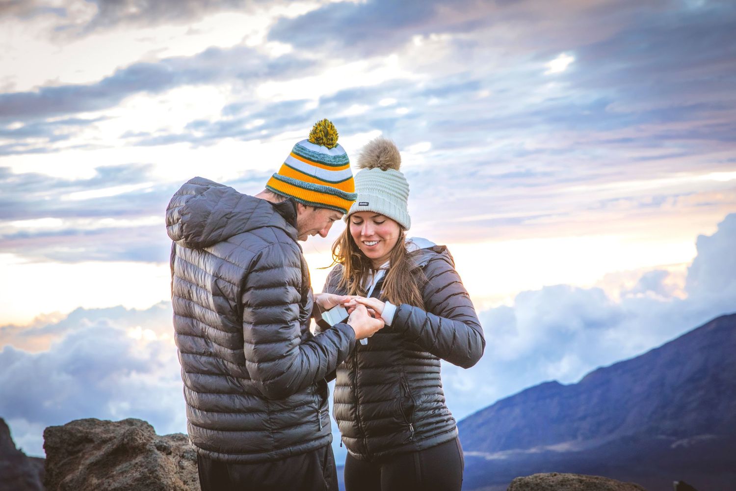 Haleakala Volcano Surprise proposal