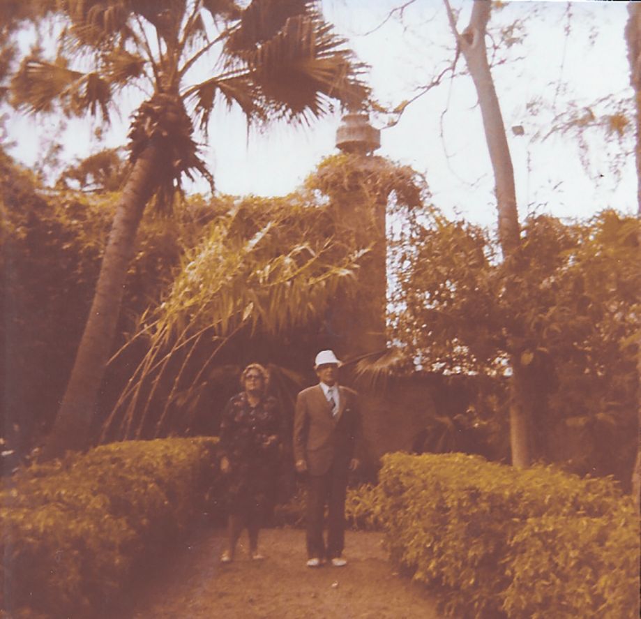Puisto missä pariskunta poseera Gran Canaria 1980.