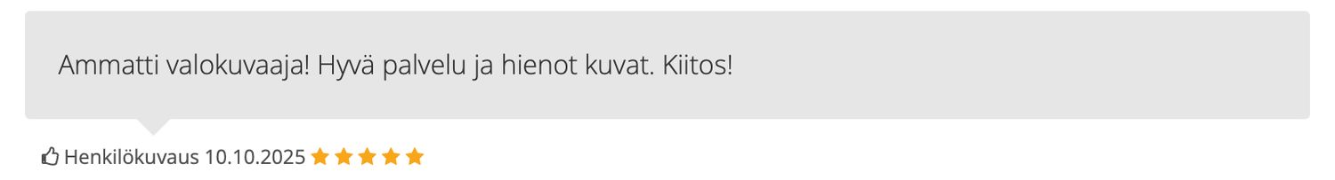 Viiden tähden palaute