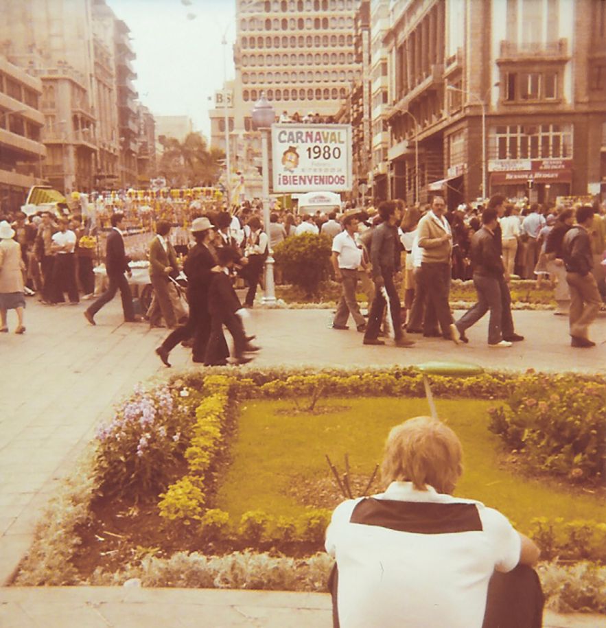 Karnevaali ja katunäkymä, Las Palmas 1980.