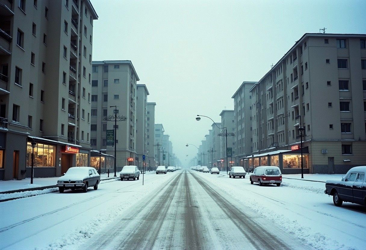 Tekoälyllä luotu kuva missä näkyy tekoälyn mukainen Turku.