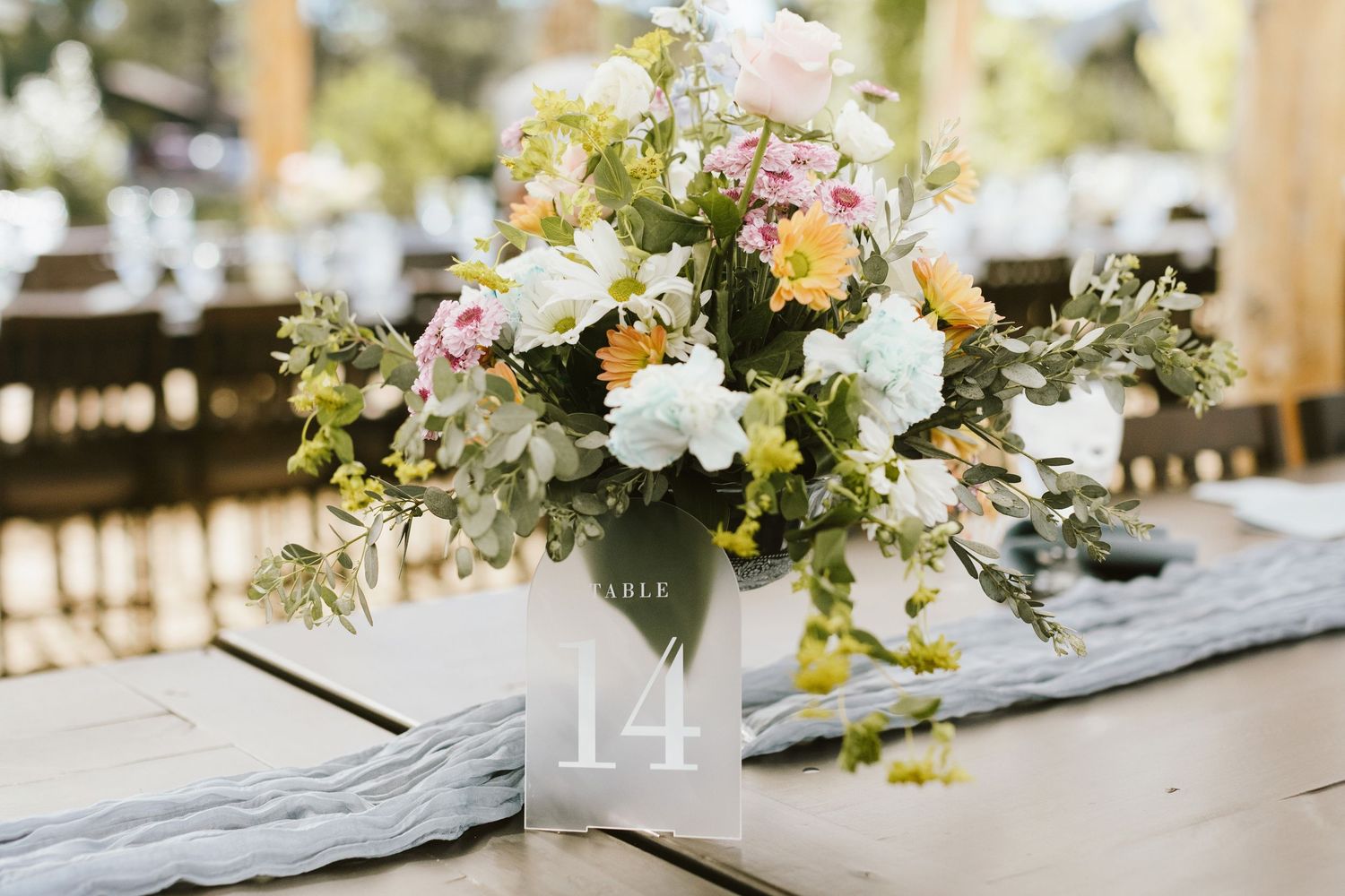 Candid photograph from wedding reception at Shay Meadow Ranch in Big Bear California