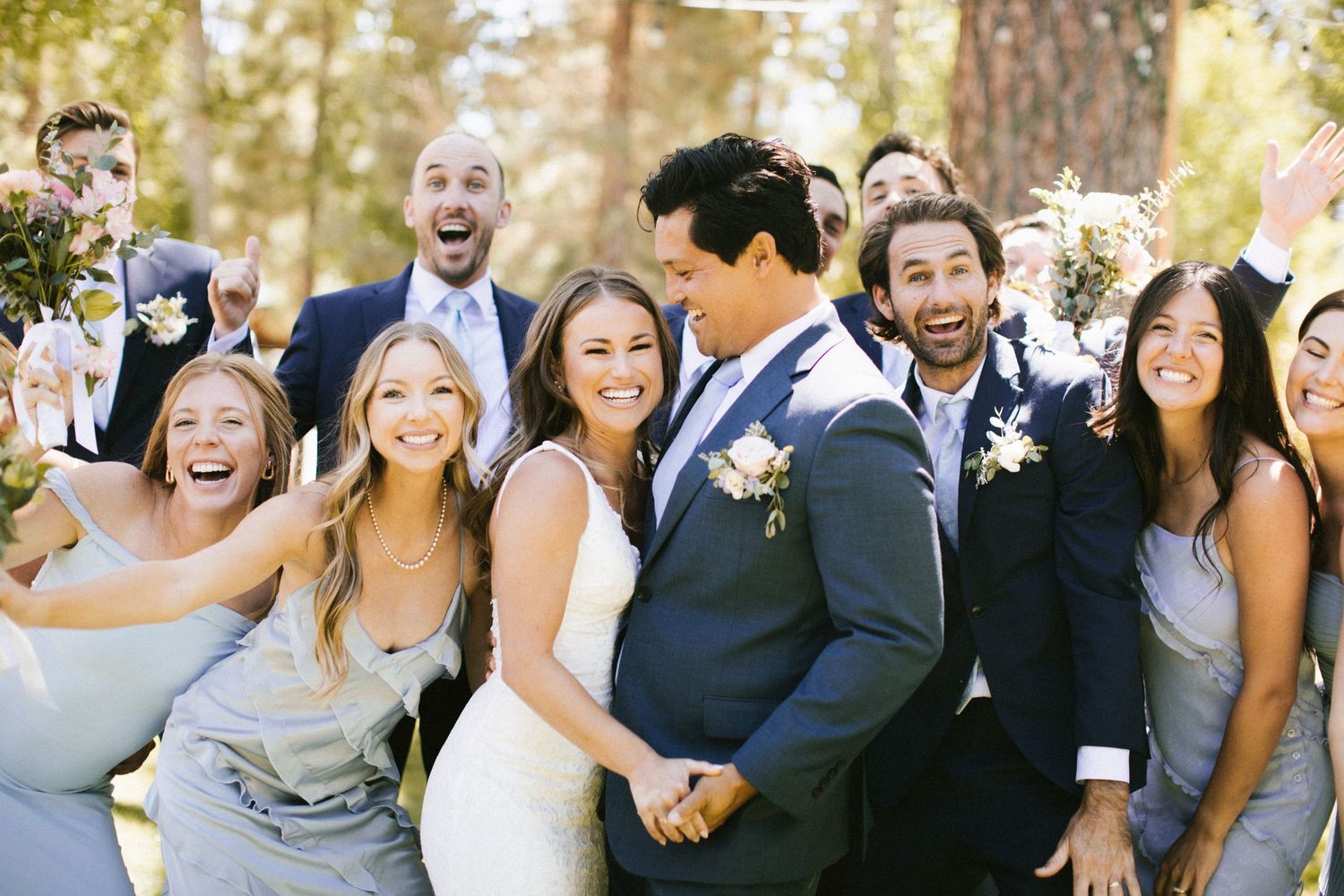 Wedding photography at Shay Meadows Ranch in Big Bear California