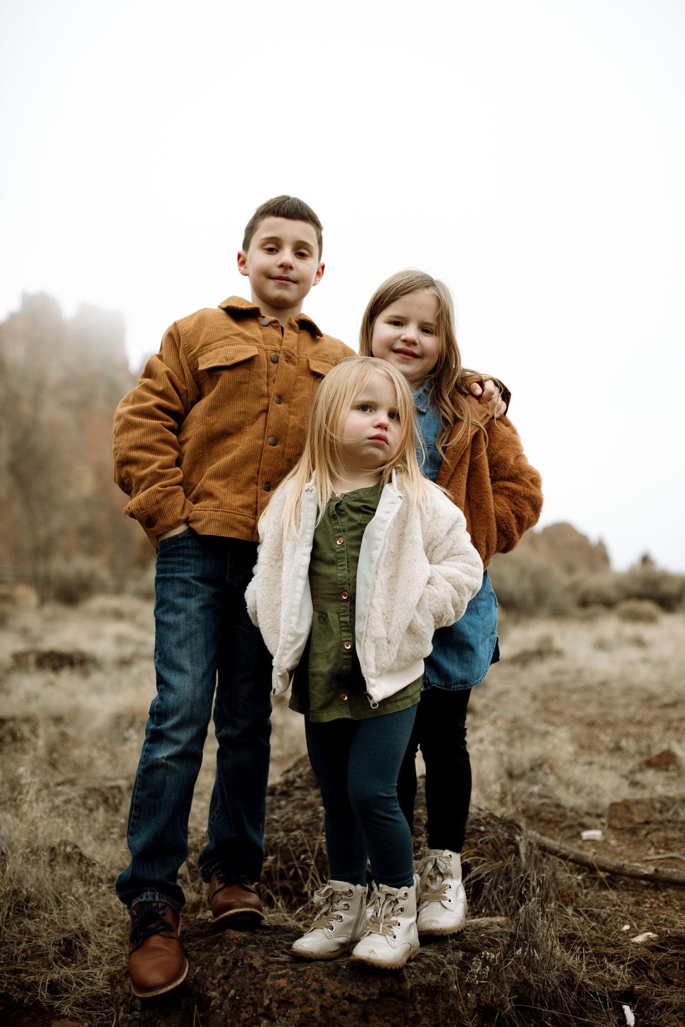 Family photoshoot in Redmond Oregon