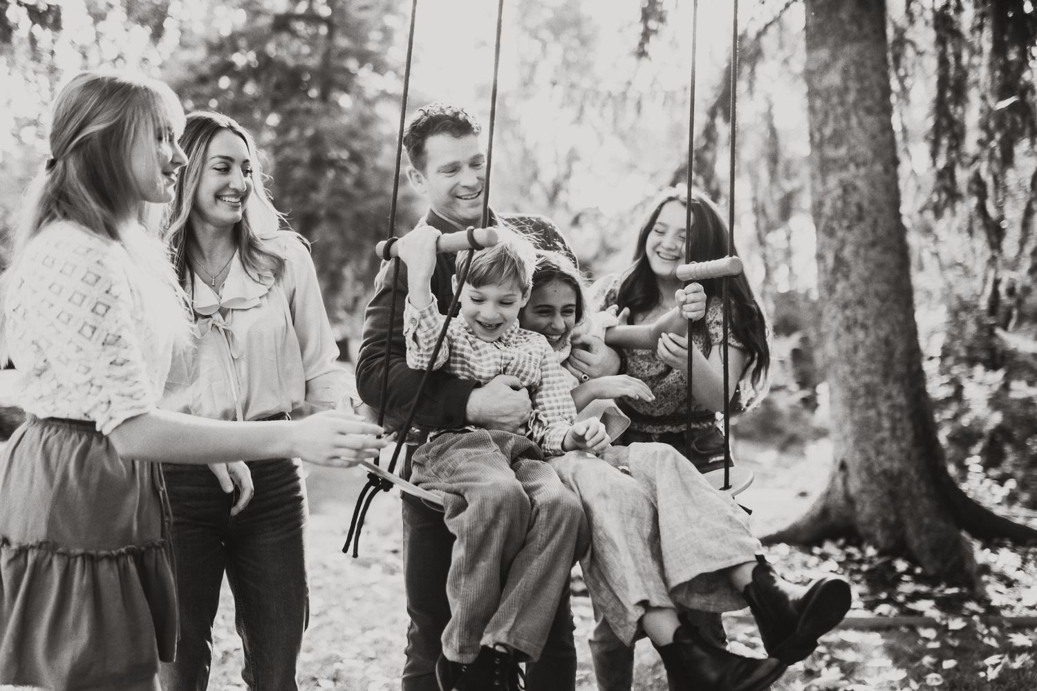 Family photoshoot at home in Boise Idaho