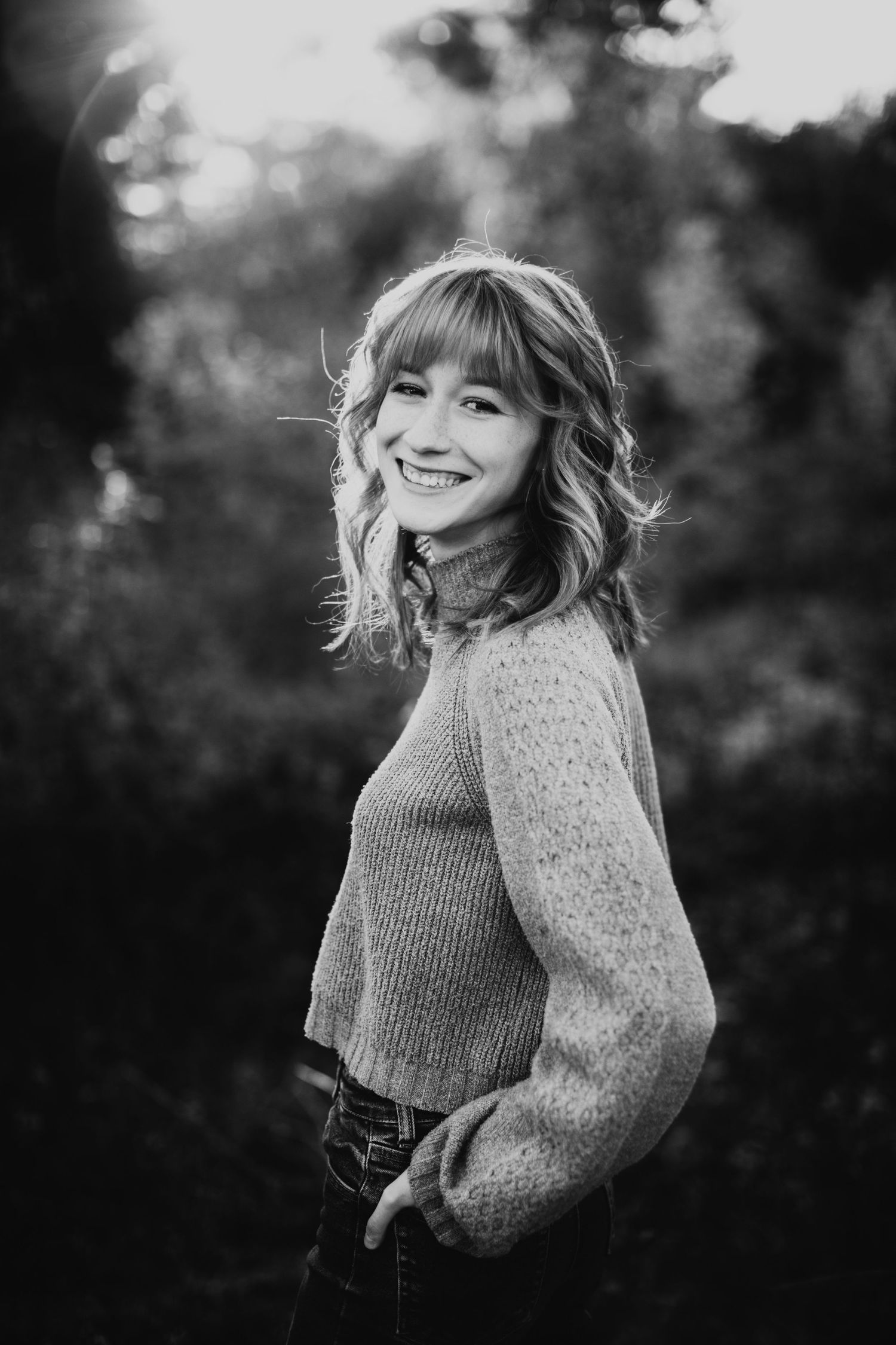 Senior photoshoot in downtown Boise