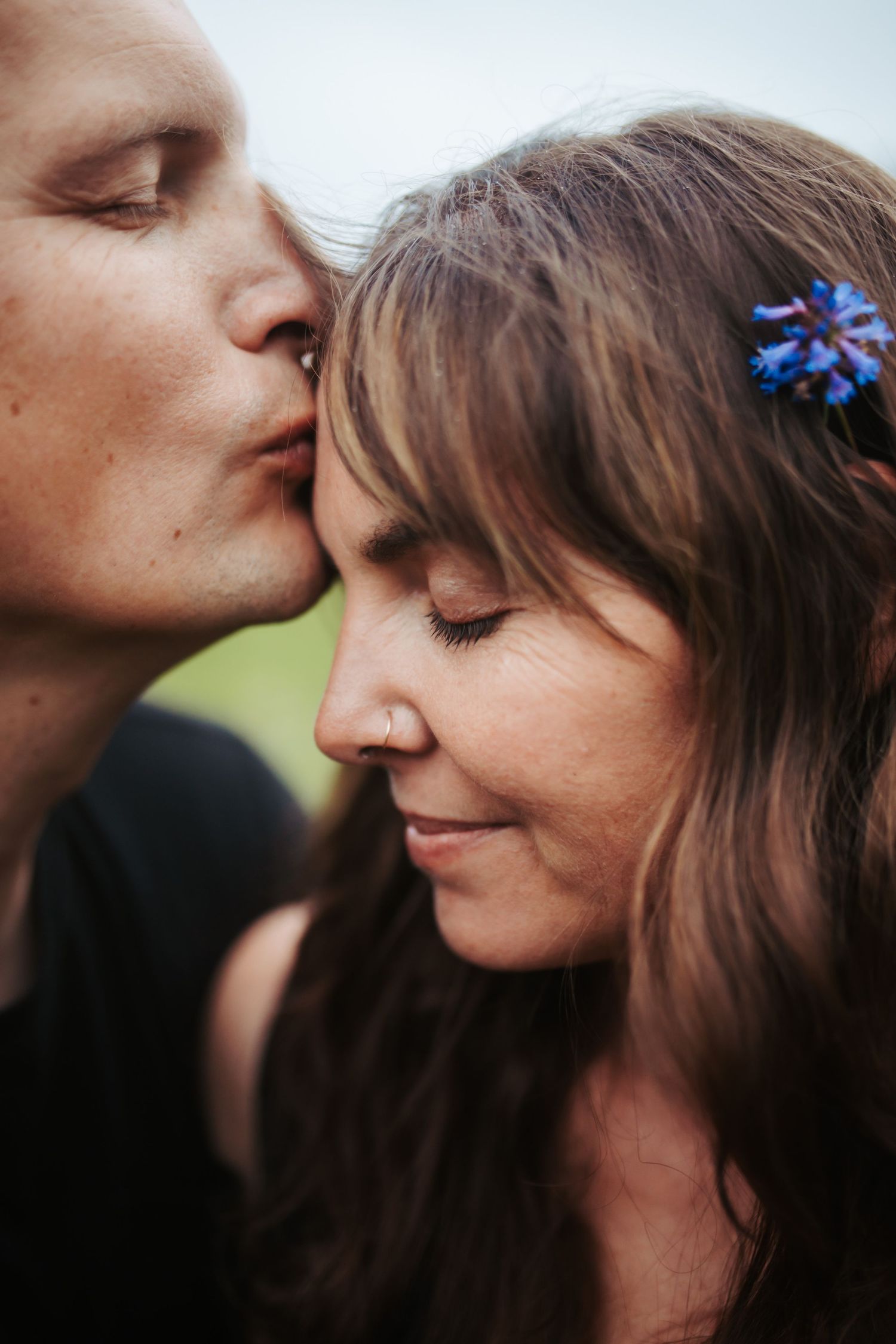 parents during family photoshoot in Boise
