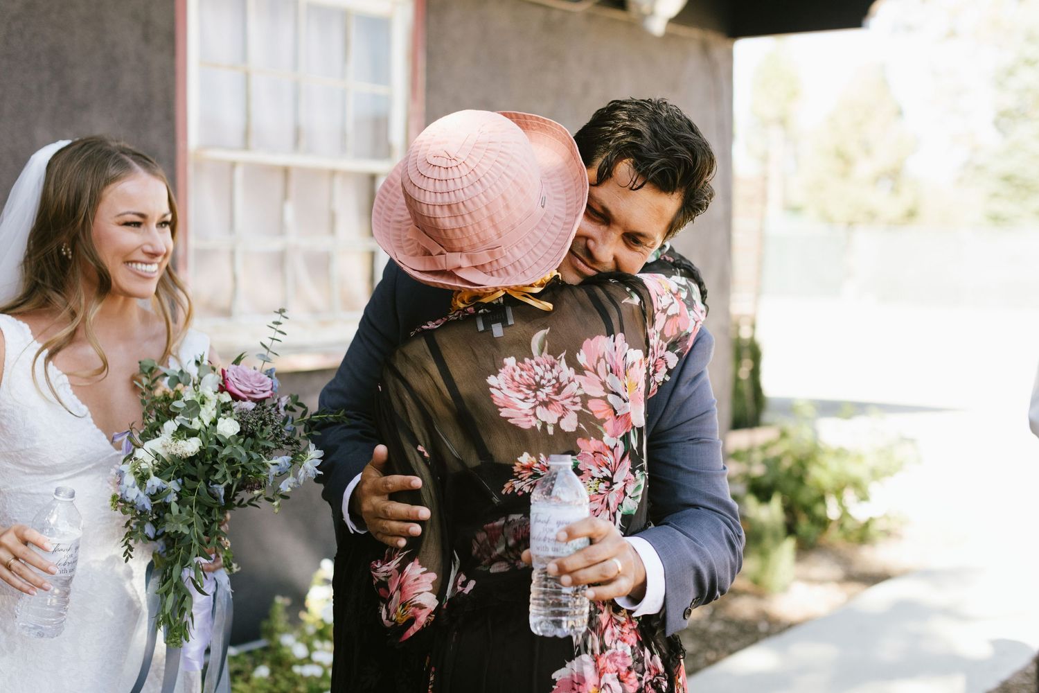 Candid photograph from wedding reception at Shay Meadow Ranch in Big Bear California