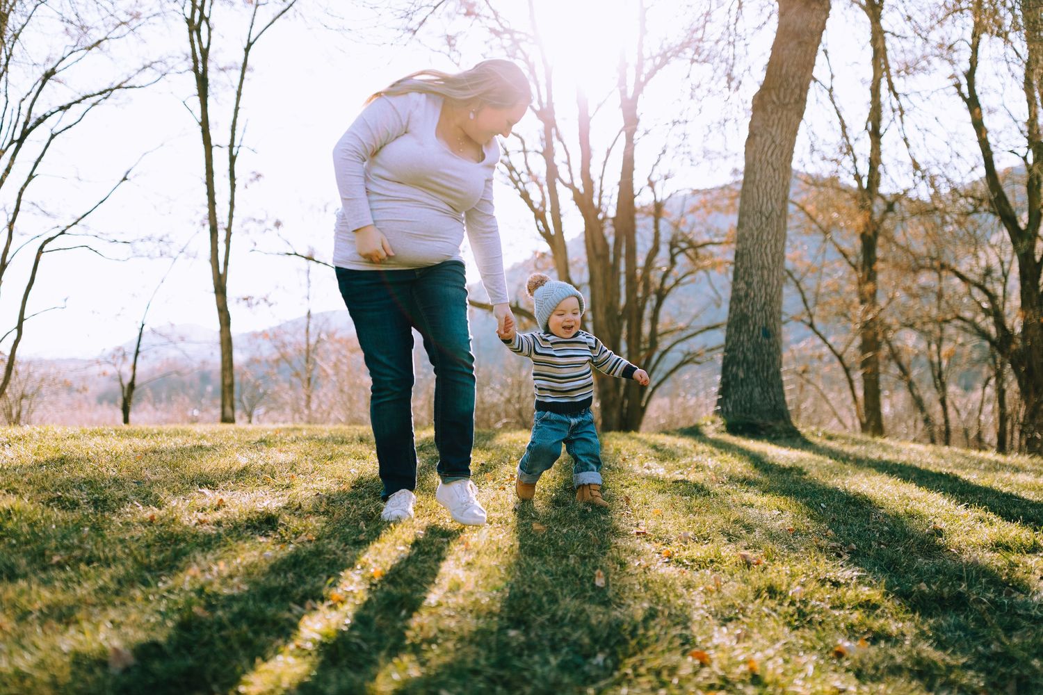 family photoshoot for mother and son near Boise