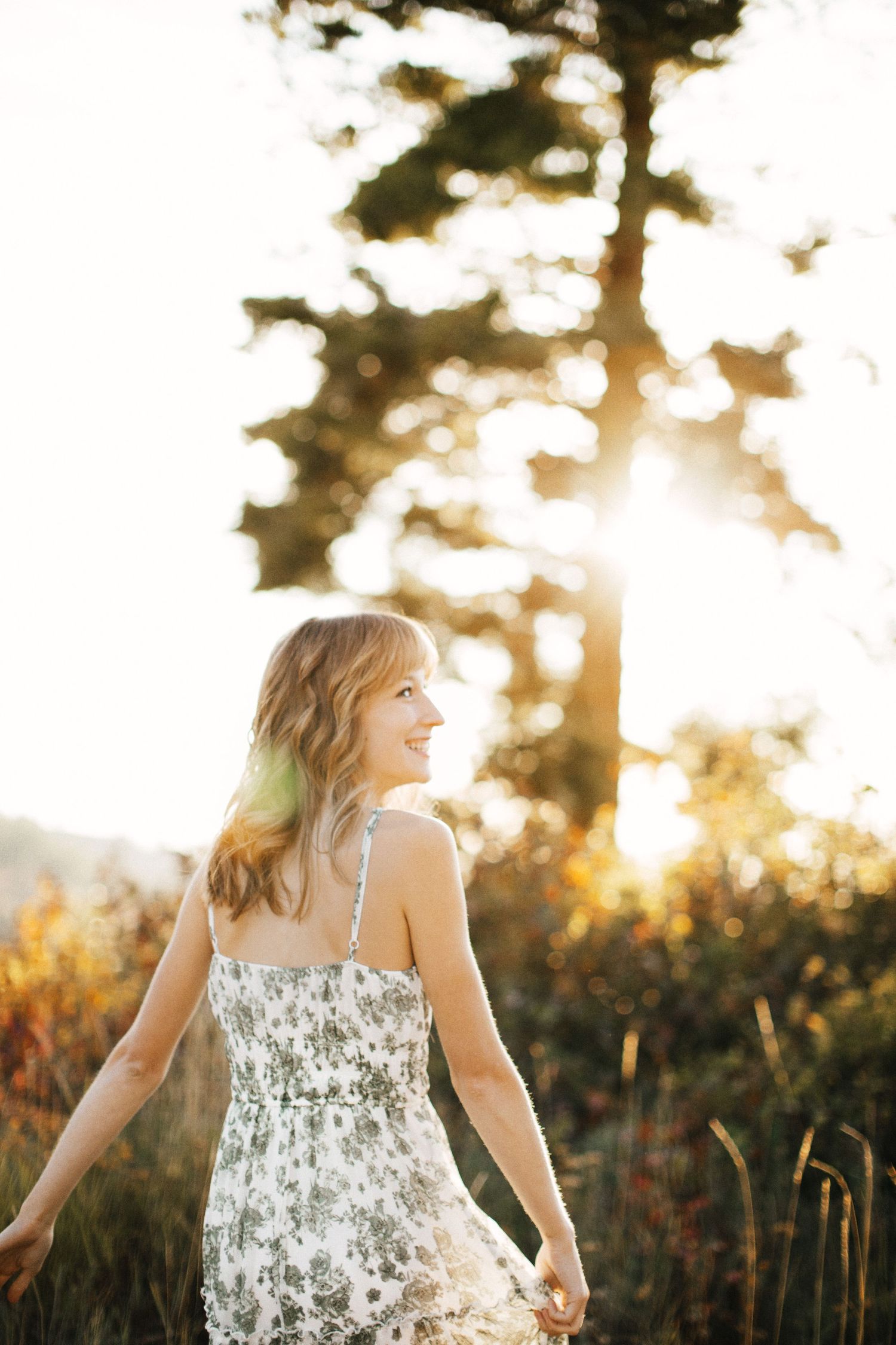 Senior photoshoot in downtown Boise