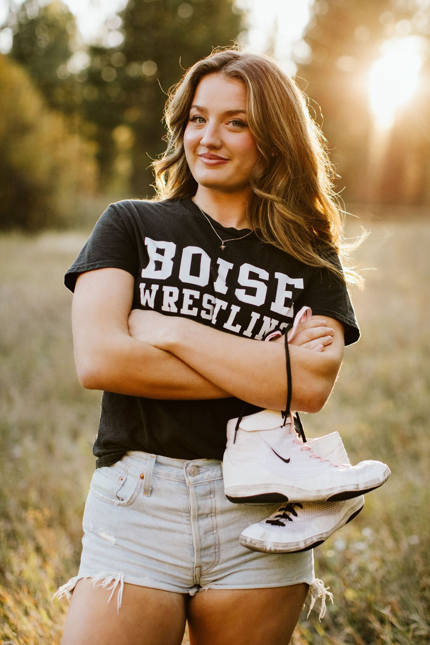 Senior photoshoot in Boise
