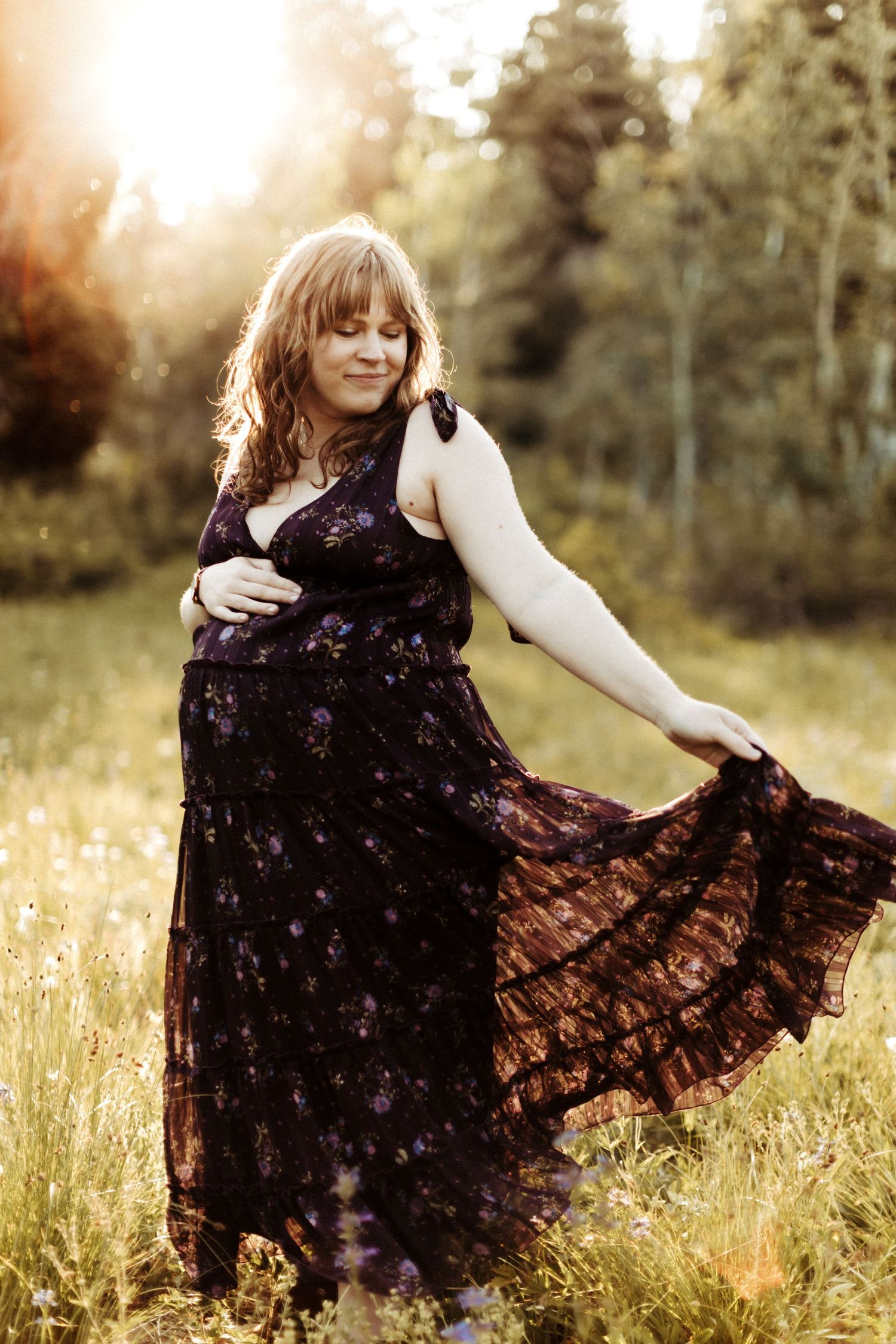 Maternity photoshoot in Boise