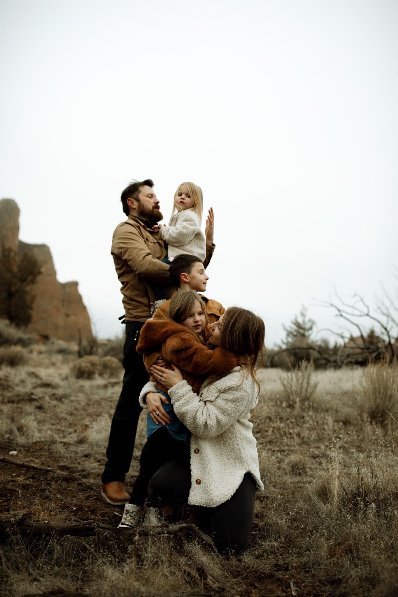 Family photoshoot in Redmond Oregon