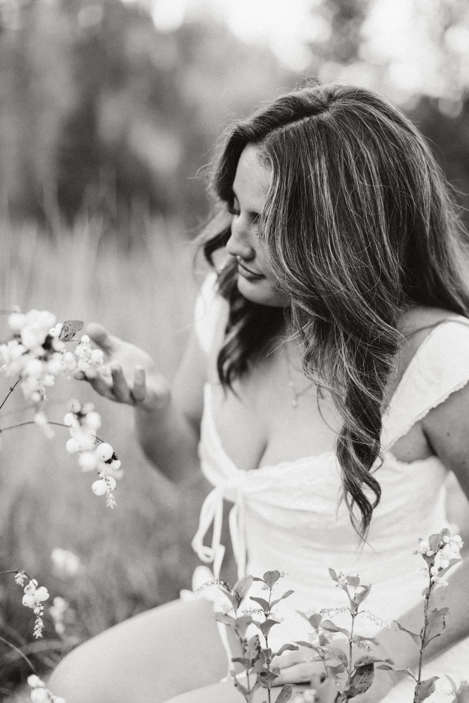 Candid image for senior photoshoot near Boise