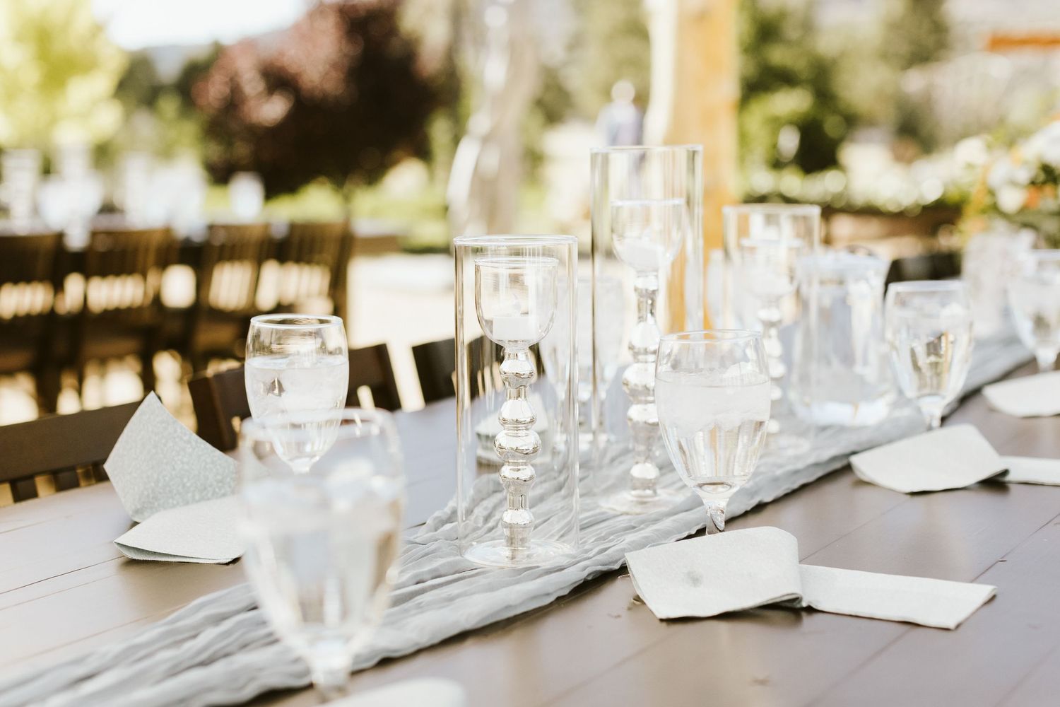 Candid photograph from wedding reception at Shay Meadow Ranch in Big Bear California