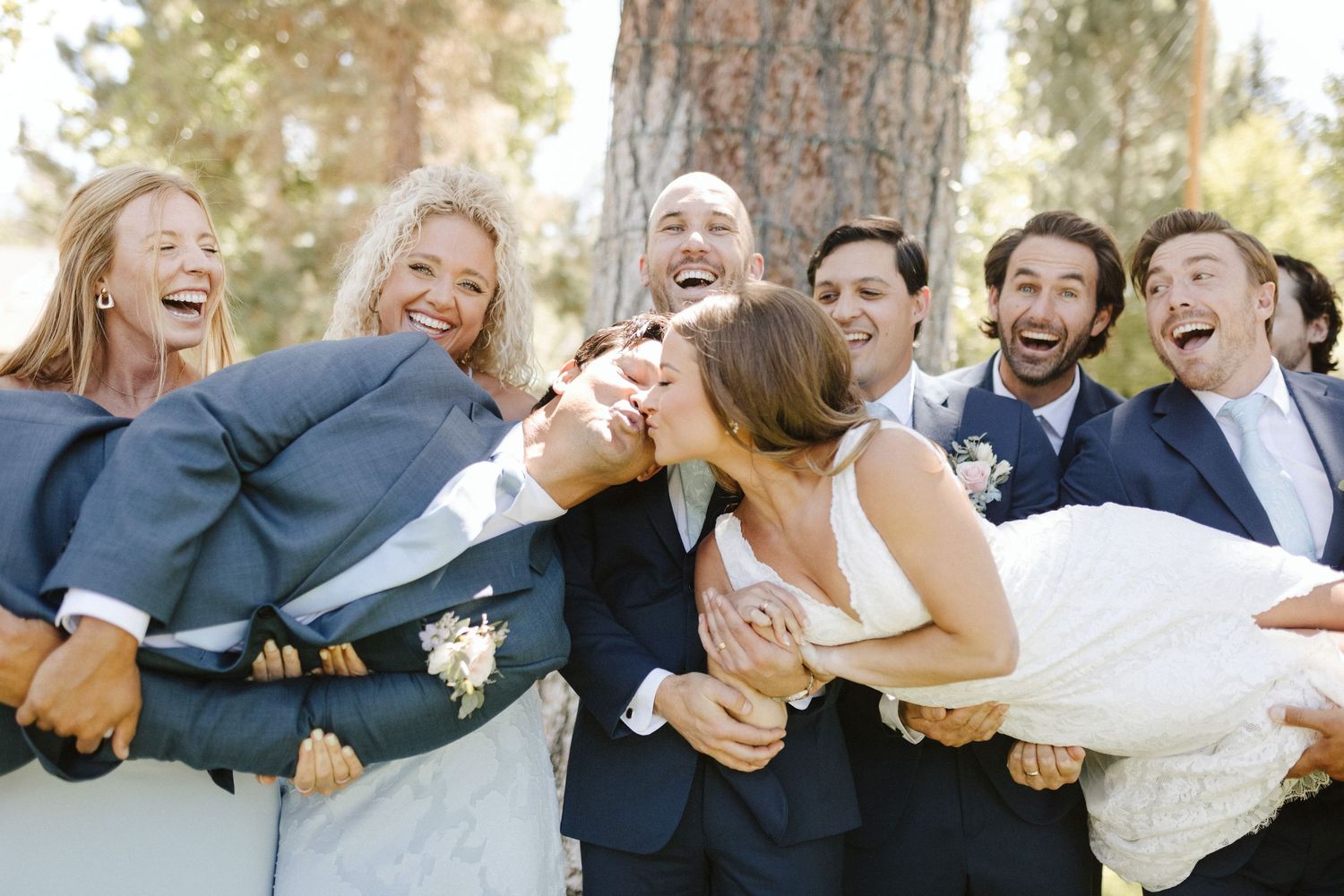 Wedding photography at Shay Meadows Ranch in Big Bear California