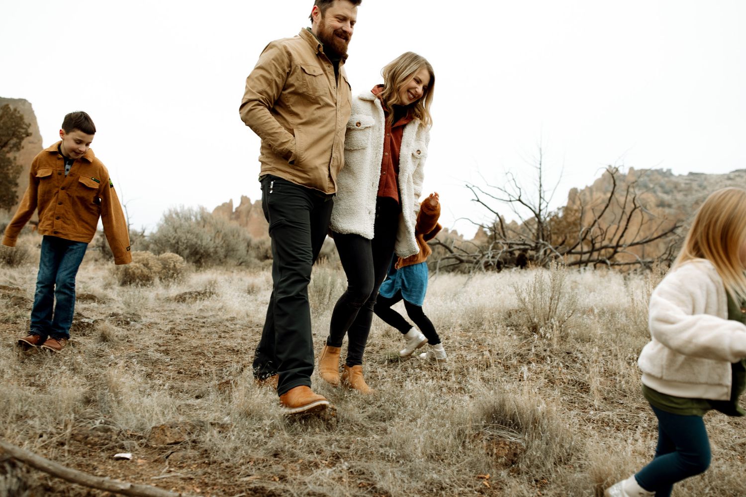 Family photoshoot in Redmond Oregon