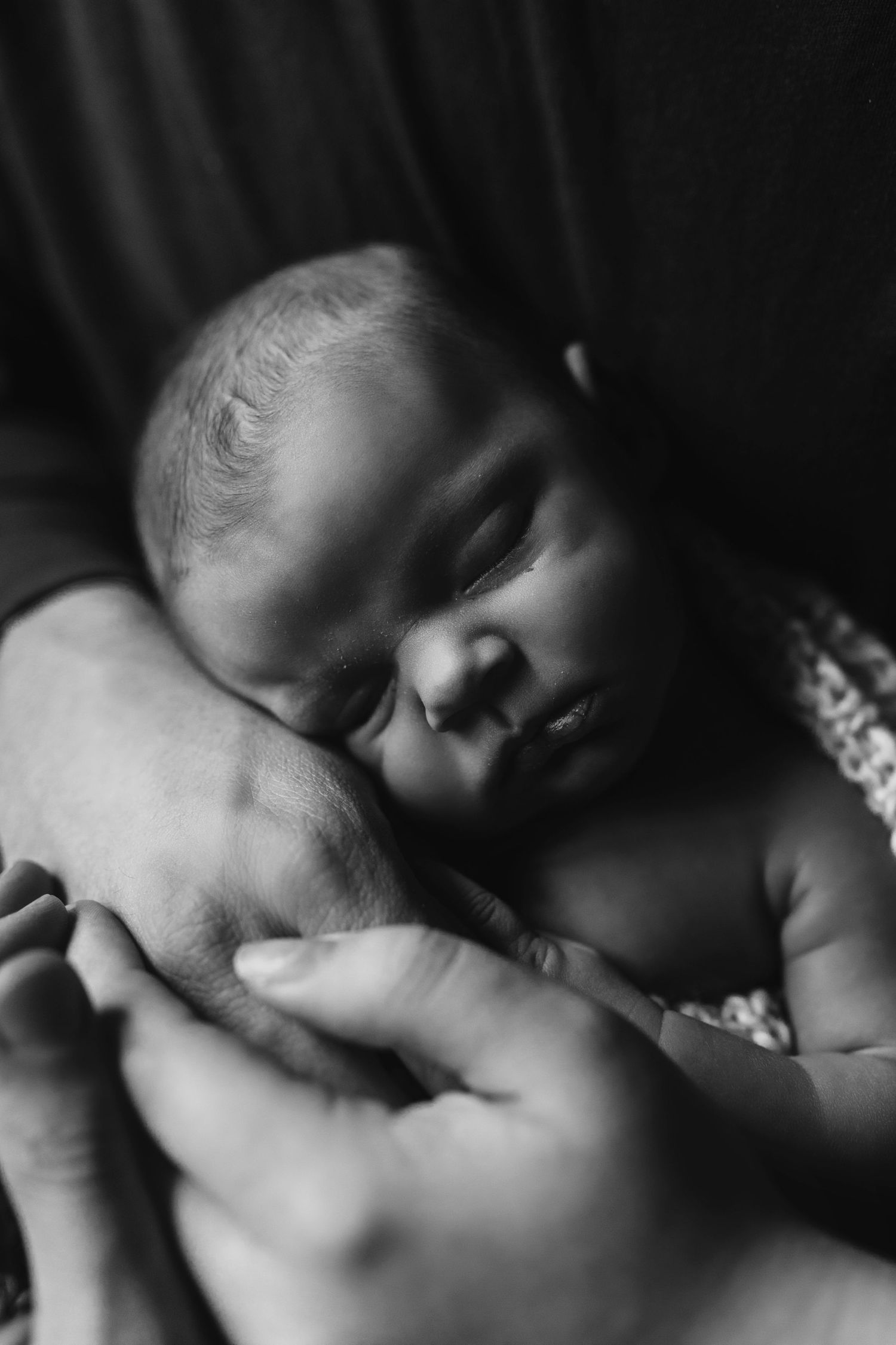 Newborn photography at home in Boise