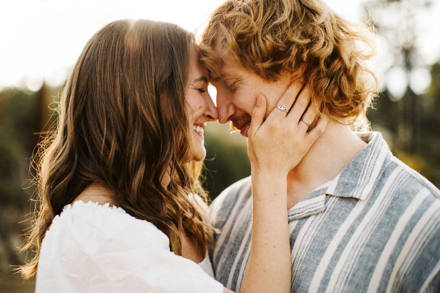 Couples engagement session in Boise