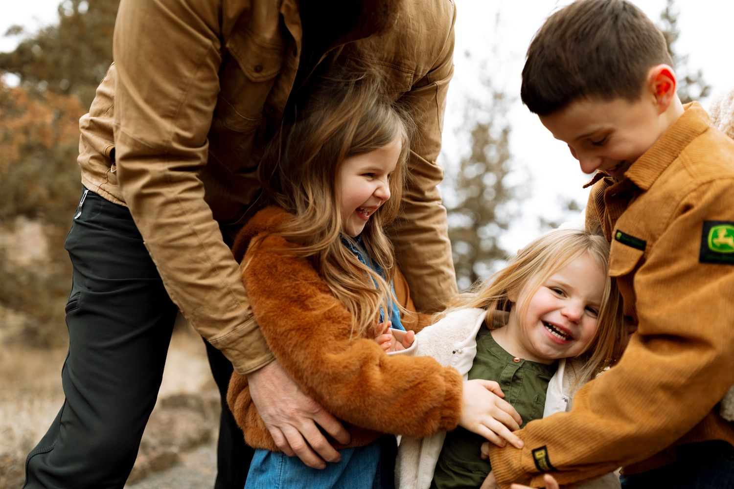 Family photoshoot in Redmond Oregon