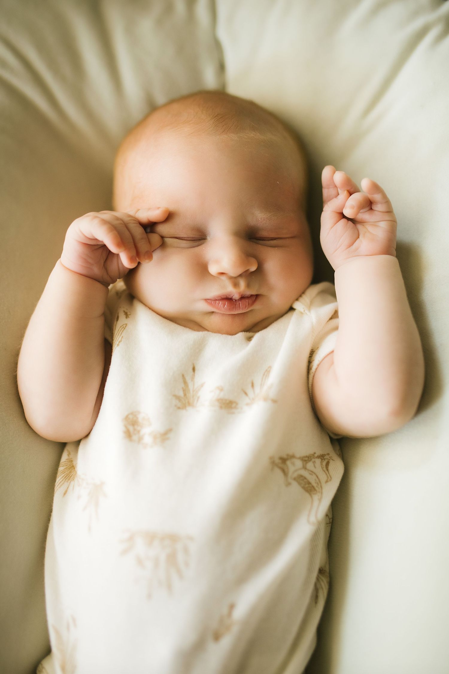 Newborn photography at home in Boise Idaho