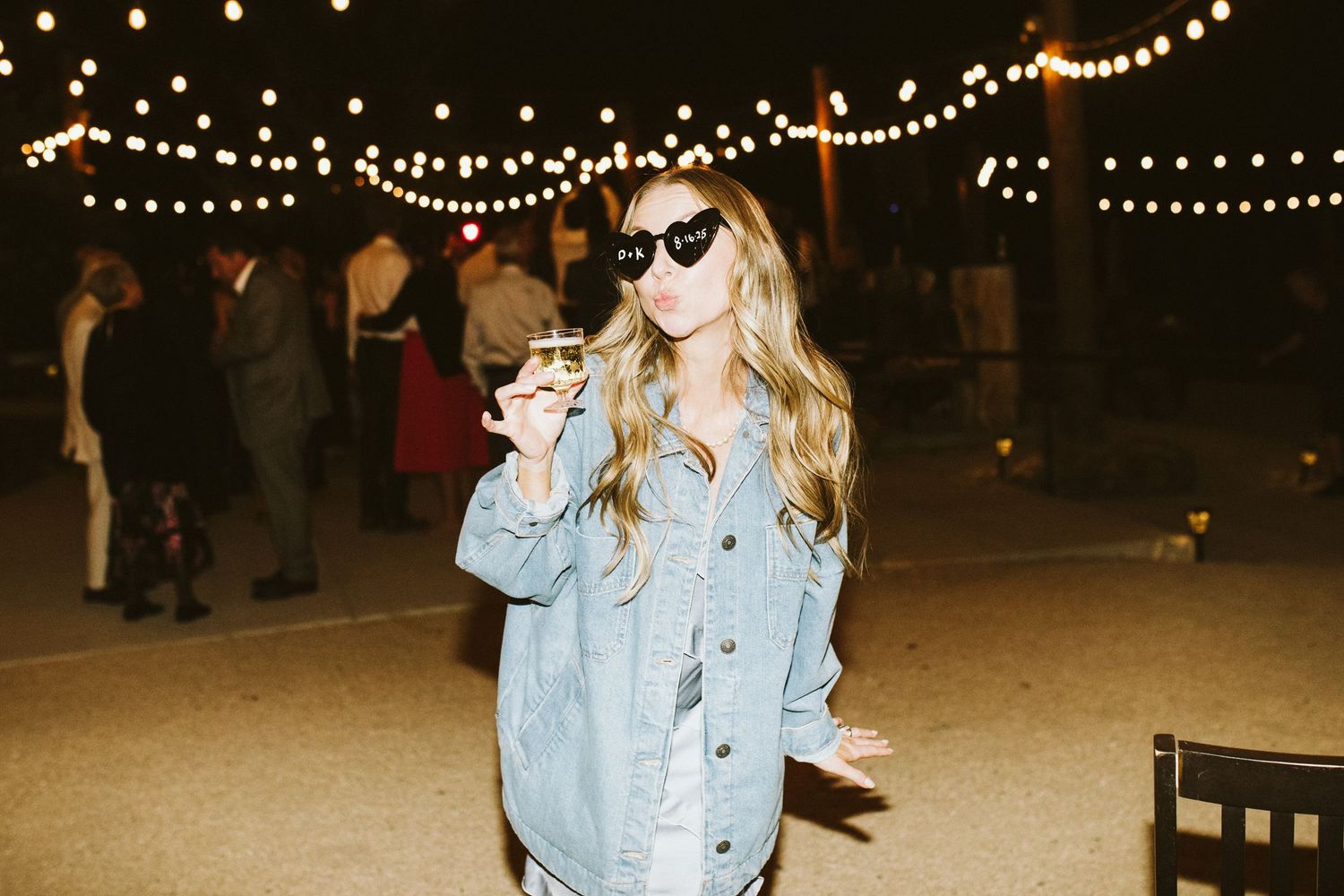 Candid image of wedding reception at Shay Meadows Ranch in Big Bear California