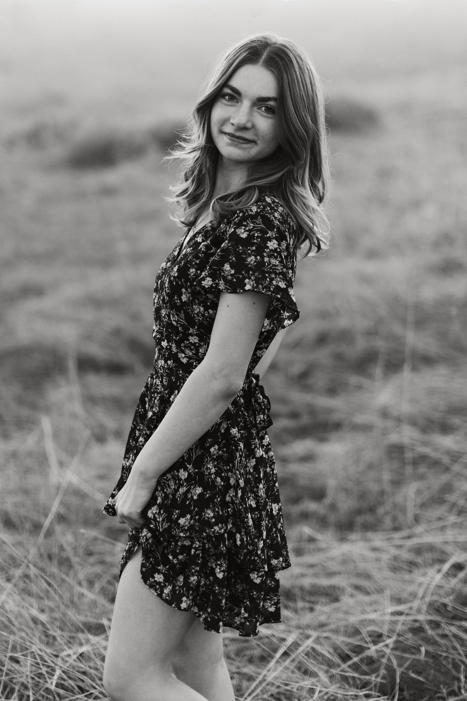 Senior photoshoot in downtown Boise