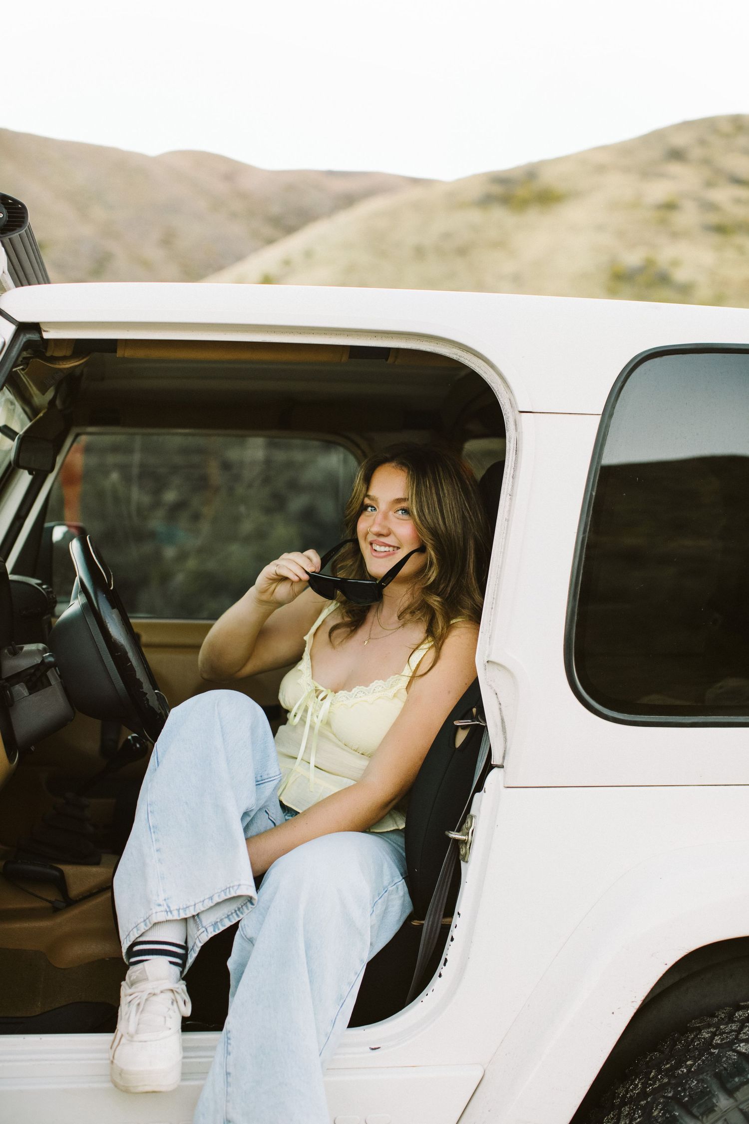 Senior portrait near Lucky Peak