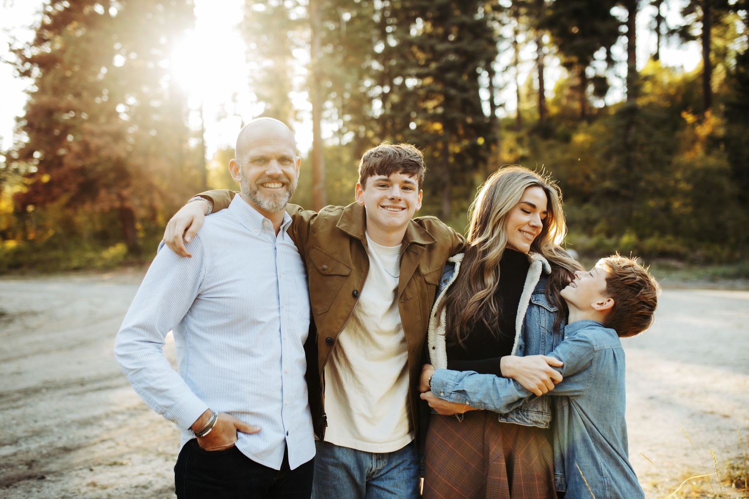 Family photoshoot in McCall