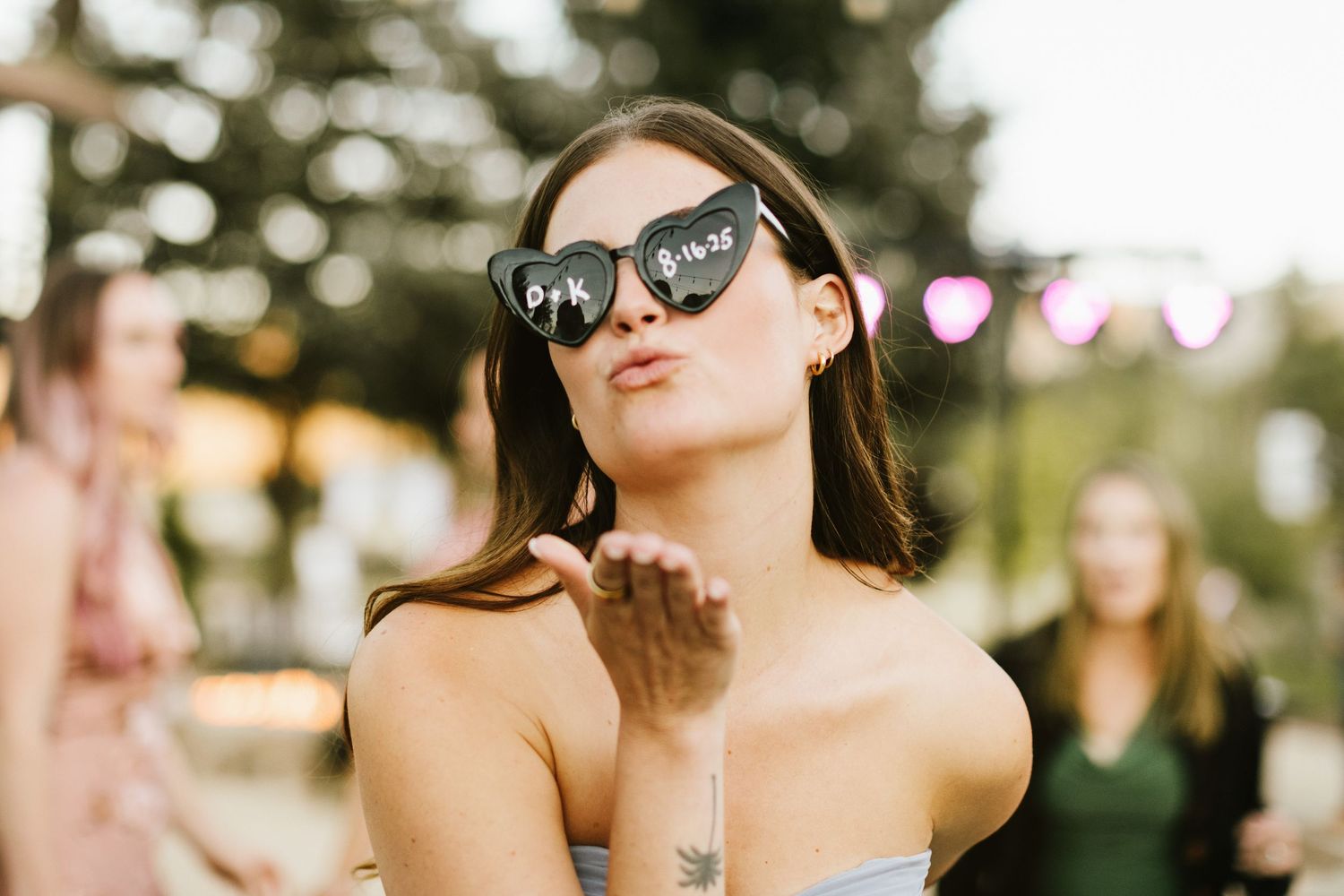 Candid image of wedding reception at Shay Meadows Ranch in Big Bear California