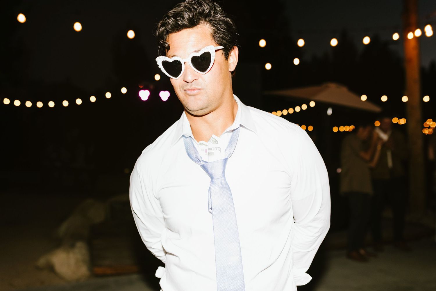 Candid image of wedding reception at Shay Meadows Ranch in Big Bear California