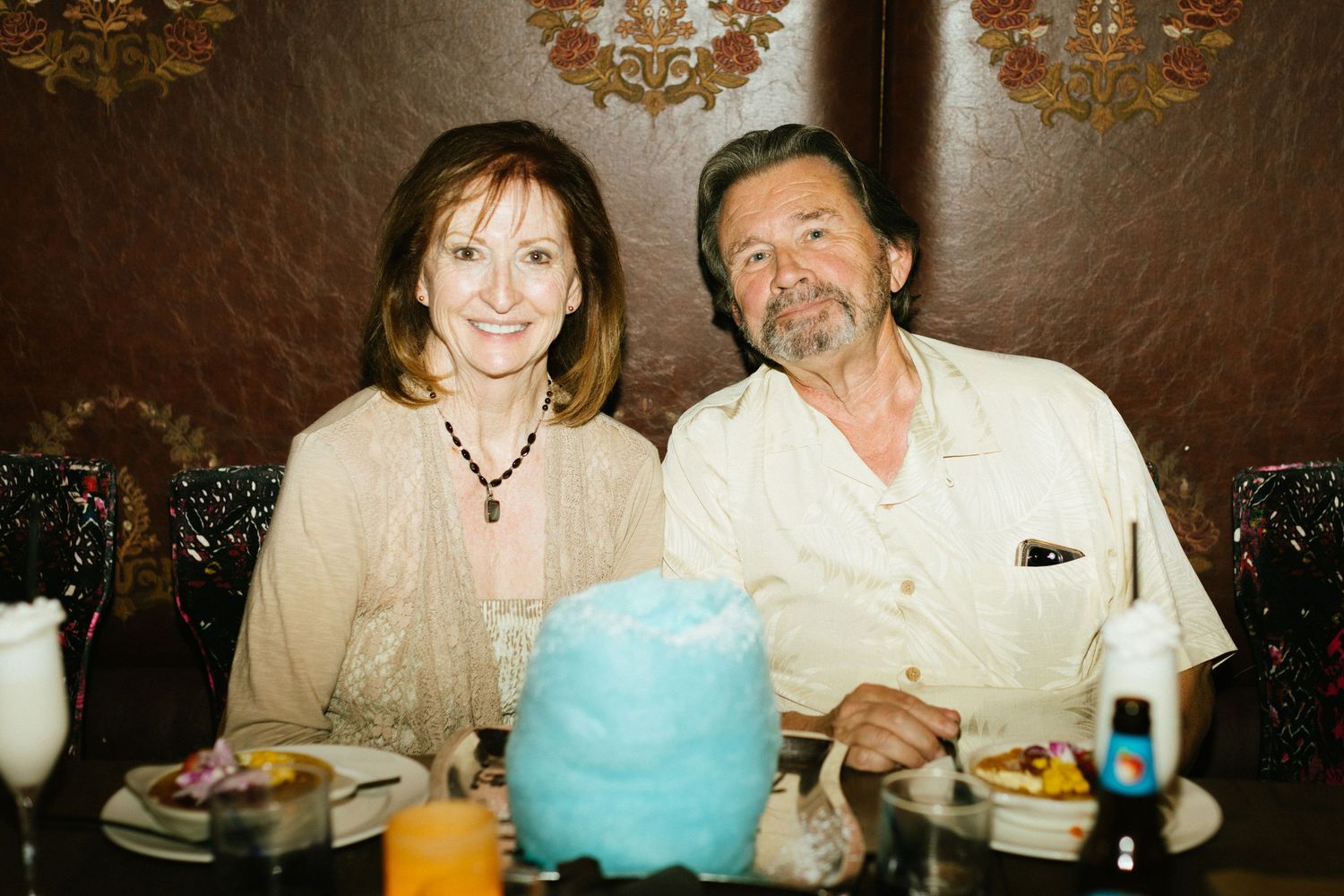 Photograph of a couple during their anniversary dinner in Boise Idaho