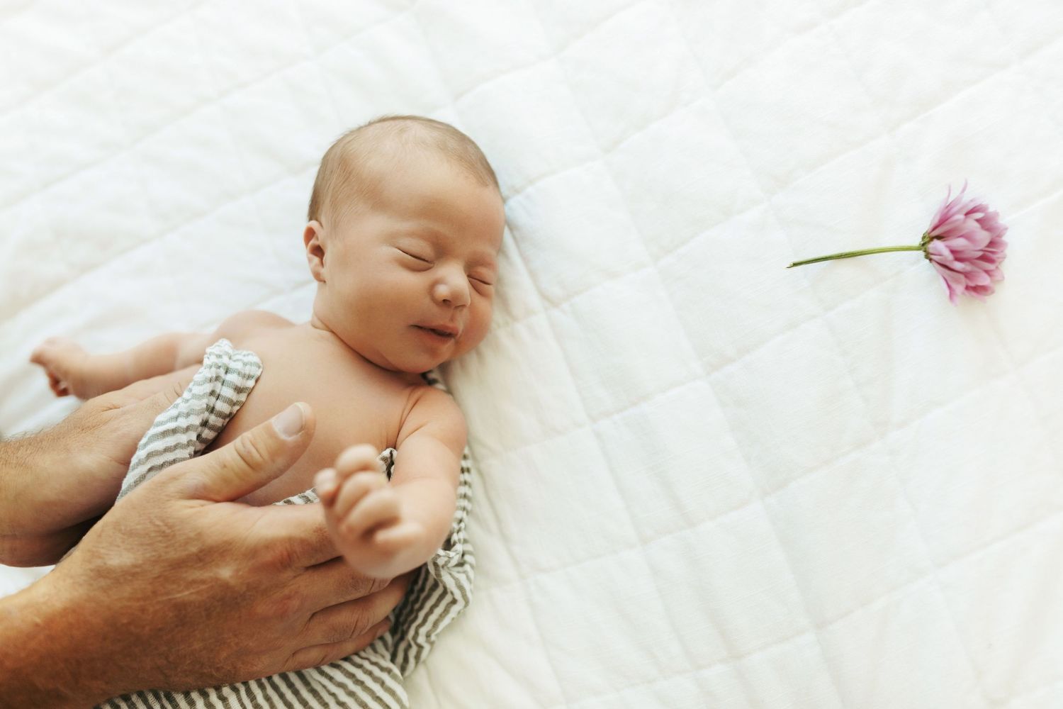Newborn photography in home in Boise Idaho
