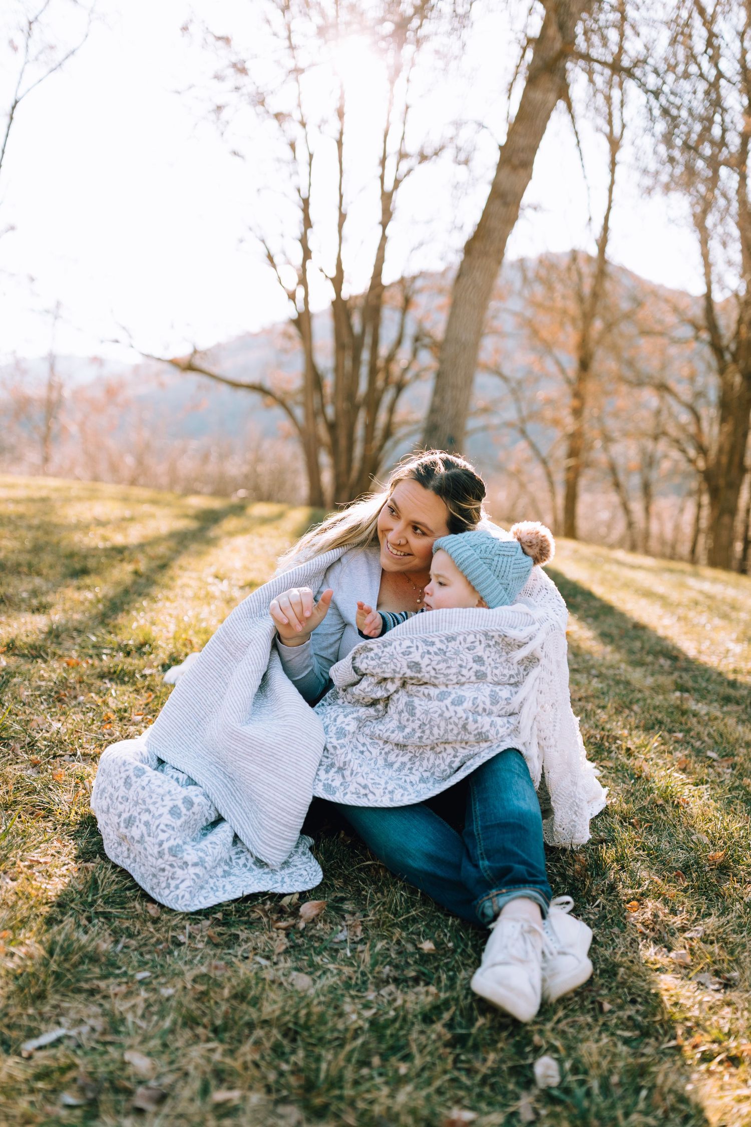 family photoshoot for mother and son near Boise