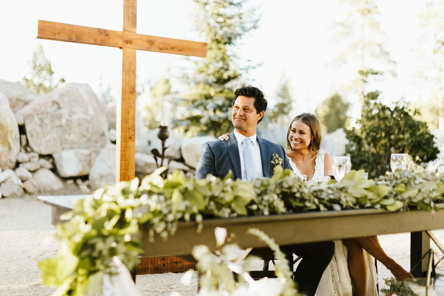 Wedding photography at Shay Meadows Ranch in Big Bear California